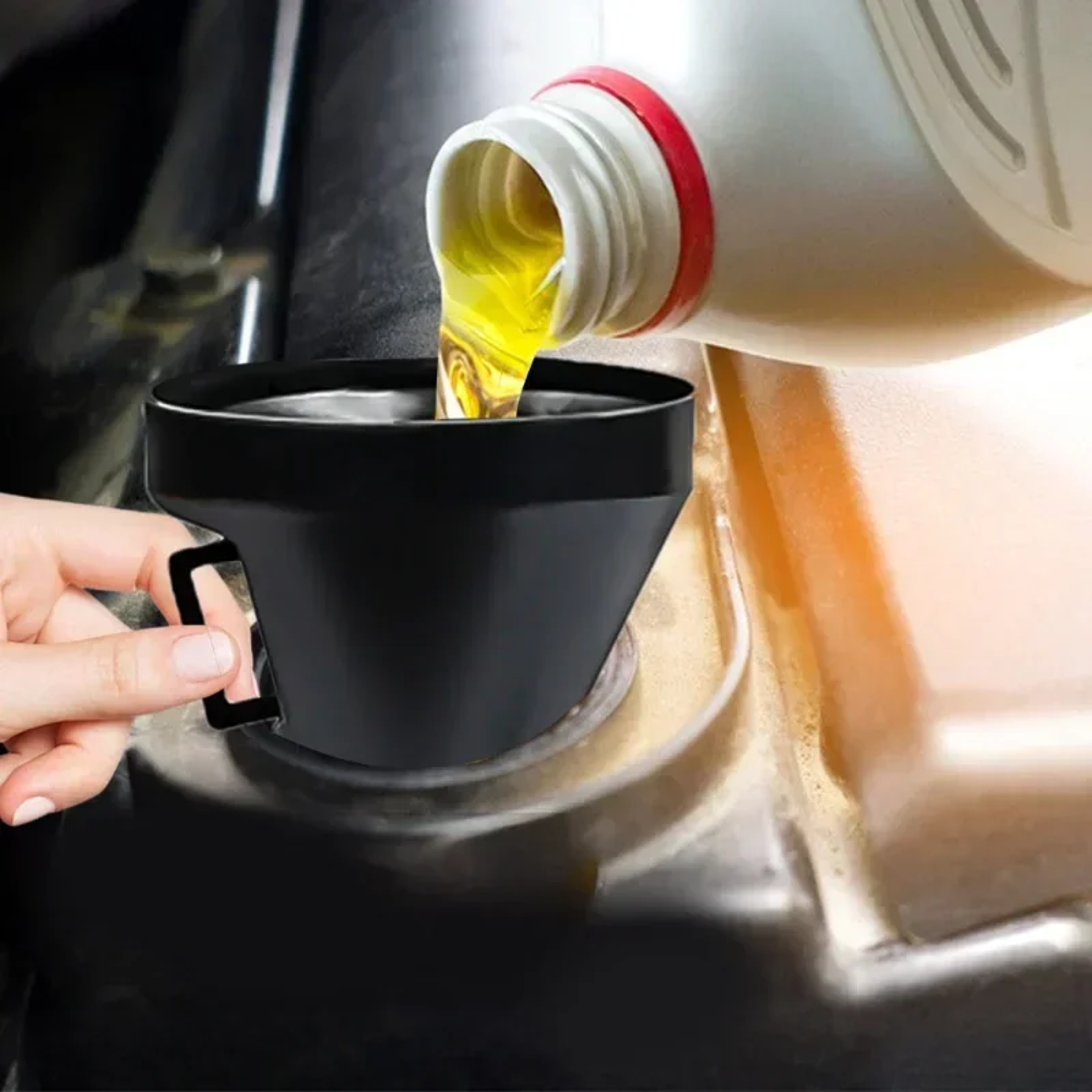 Oil Funnel With Filter Engine Refueling Funnel For Car Motorcycle Truck Fuel And Oil Filling 5