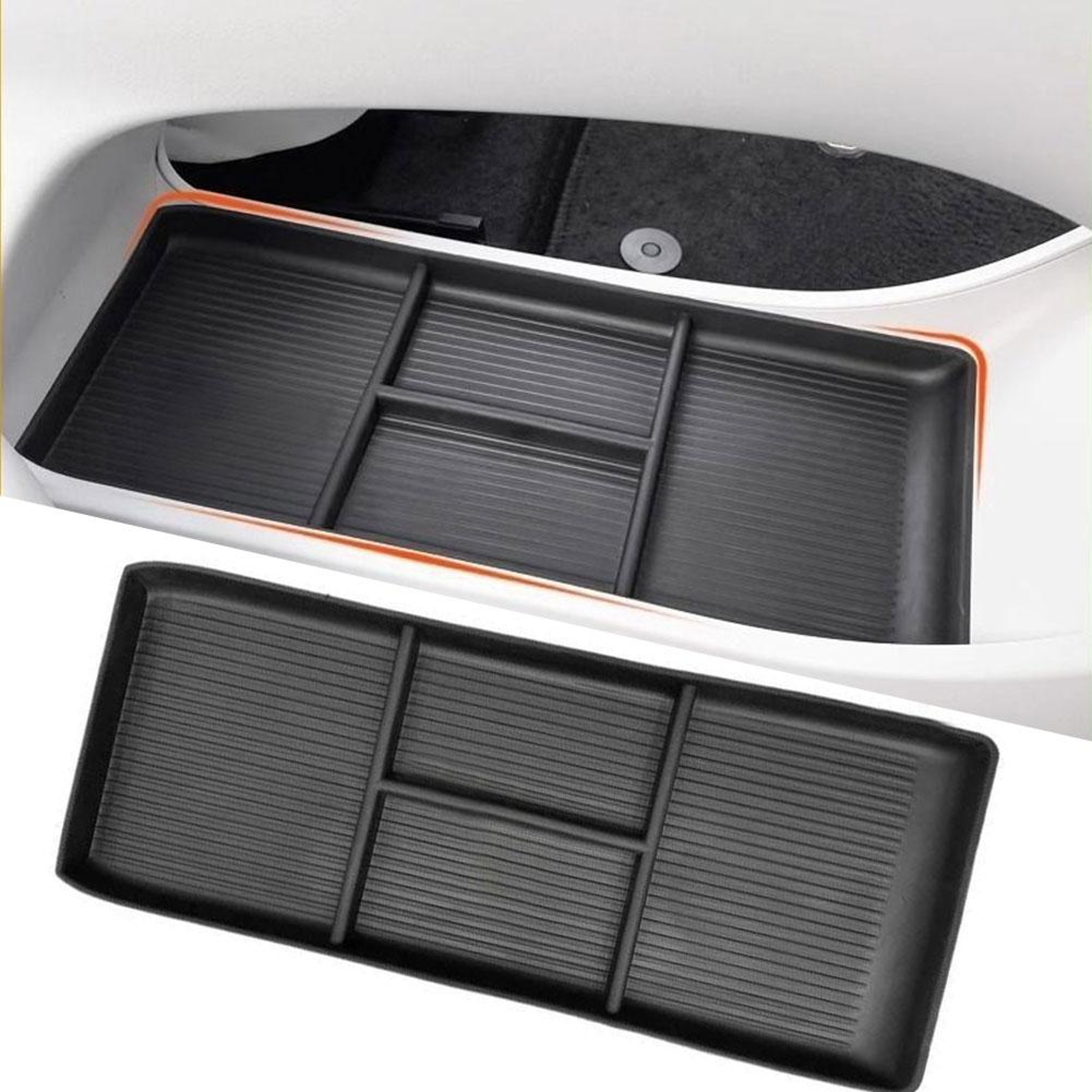 Center Console Organizer Storage Box Tray For Geely Geome High Capacity Car Interior Organizer 0