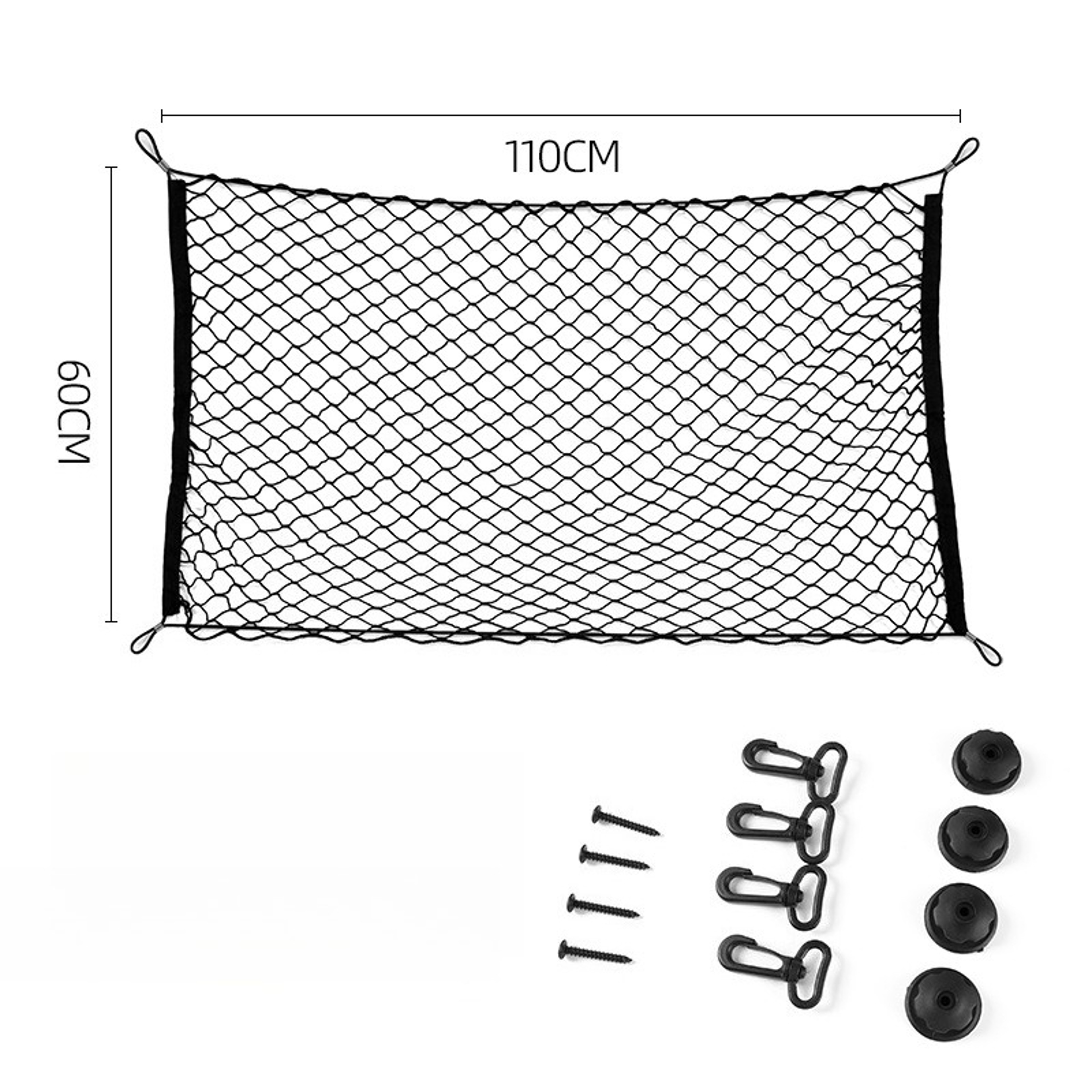 Car Trunk Cargo Net Elastic Trunk Organizer Storage Luggage Net For SUVs Crossovers And Cars 7
