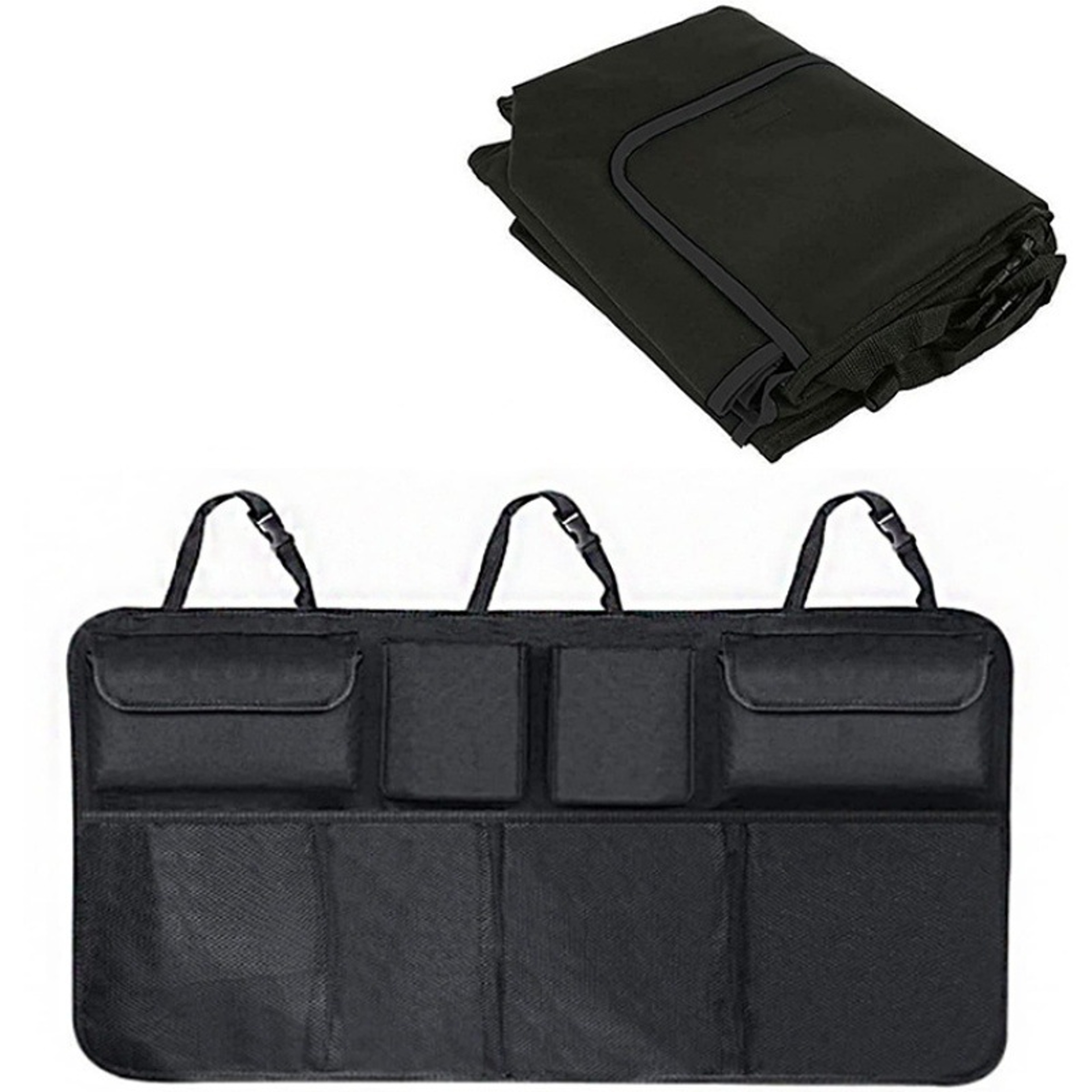 Car Trunk Organizer Storage Bag Rear Seat Hanging Cargo Net for SUV Car Storage – view 6