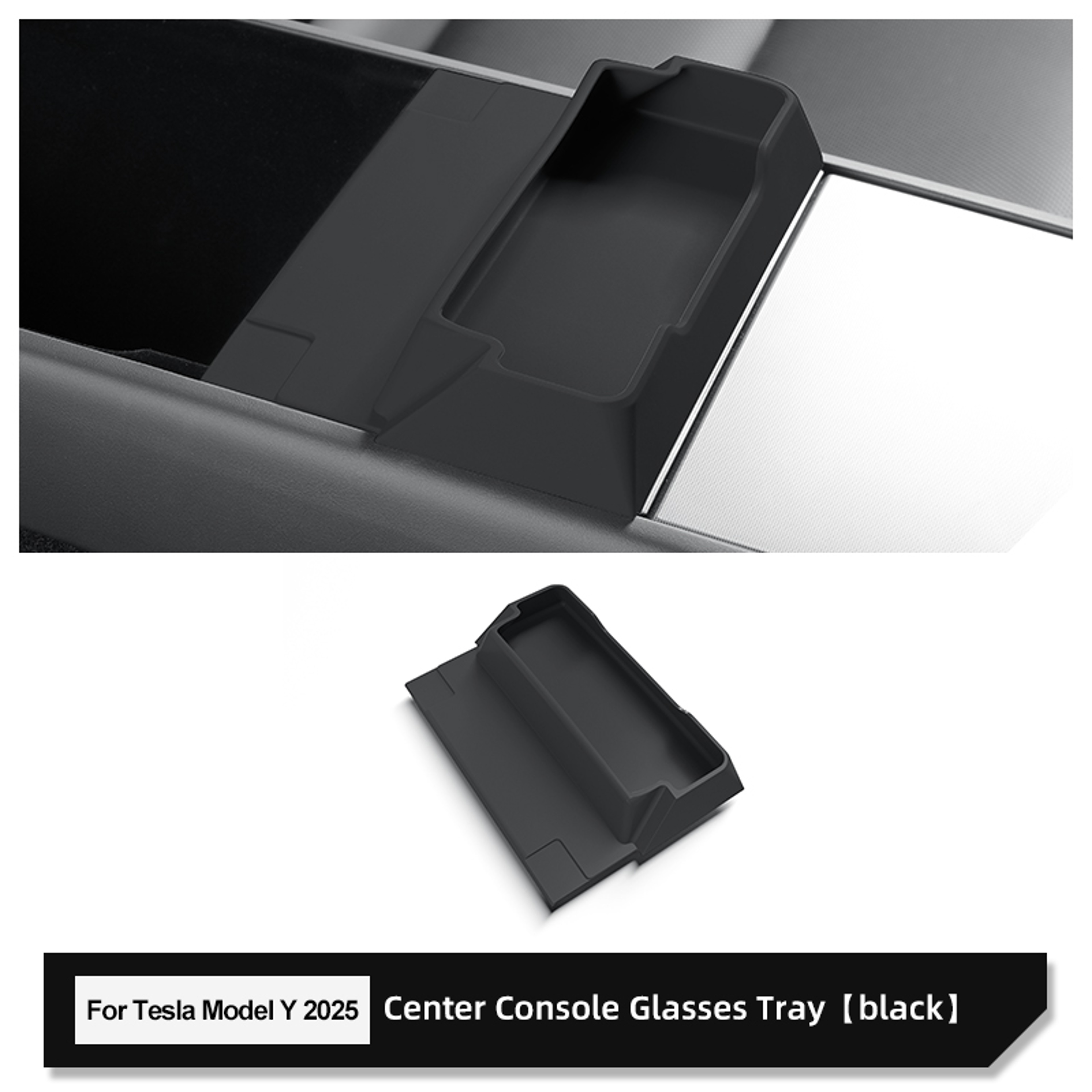 Tesla Model Y Center Console Organizer Armrest Storage Box Glasses Tray – view 7