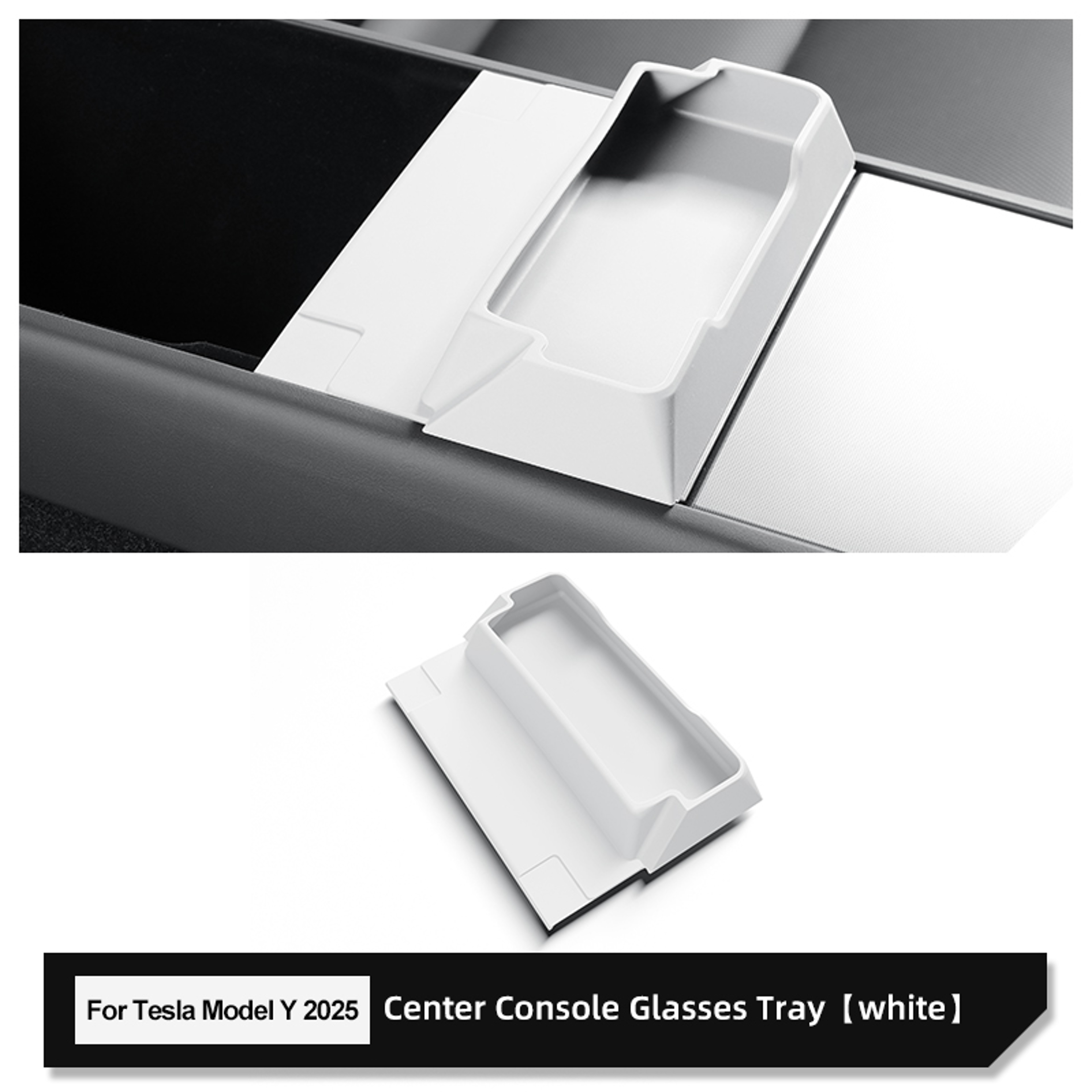 Tesla Model Y Center Console Organizer Armrest Storage Box Glasses Tray – view 8