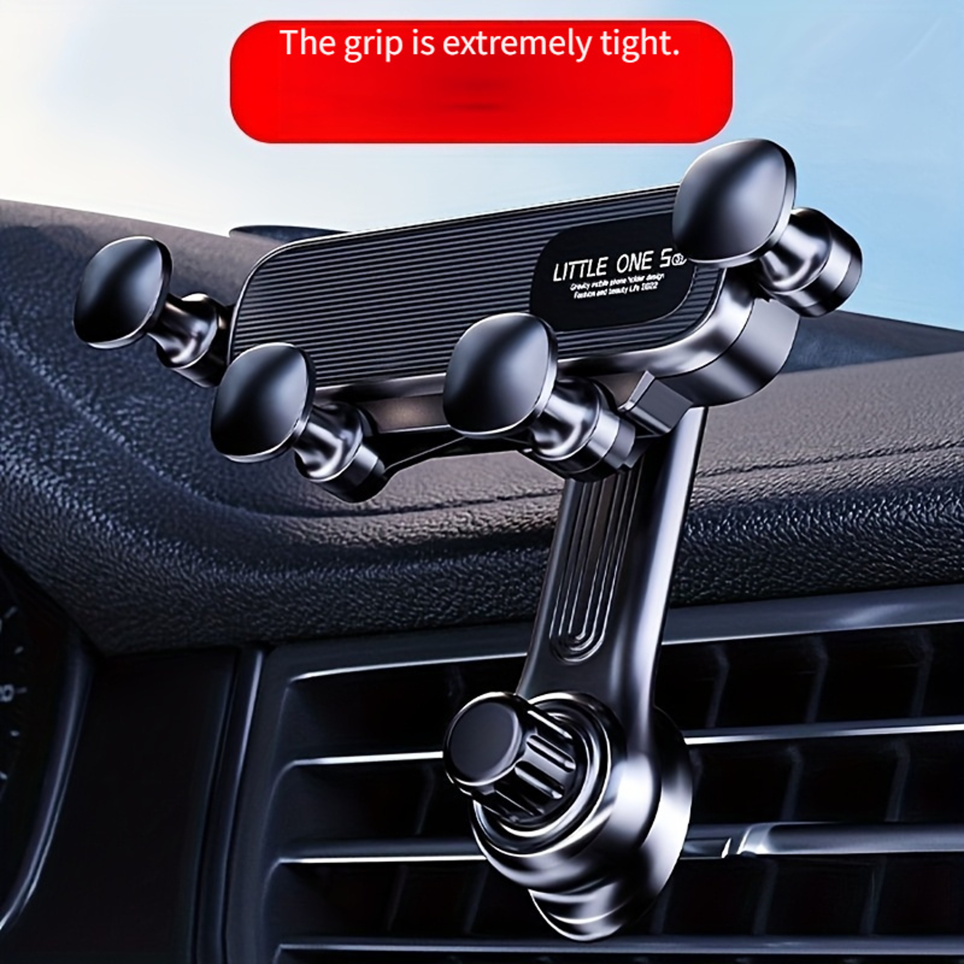 Foldable Gravity Car Phone Holder For Air Vent With Rotating Mount 4
