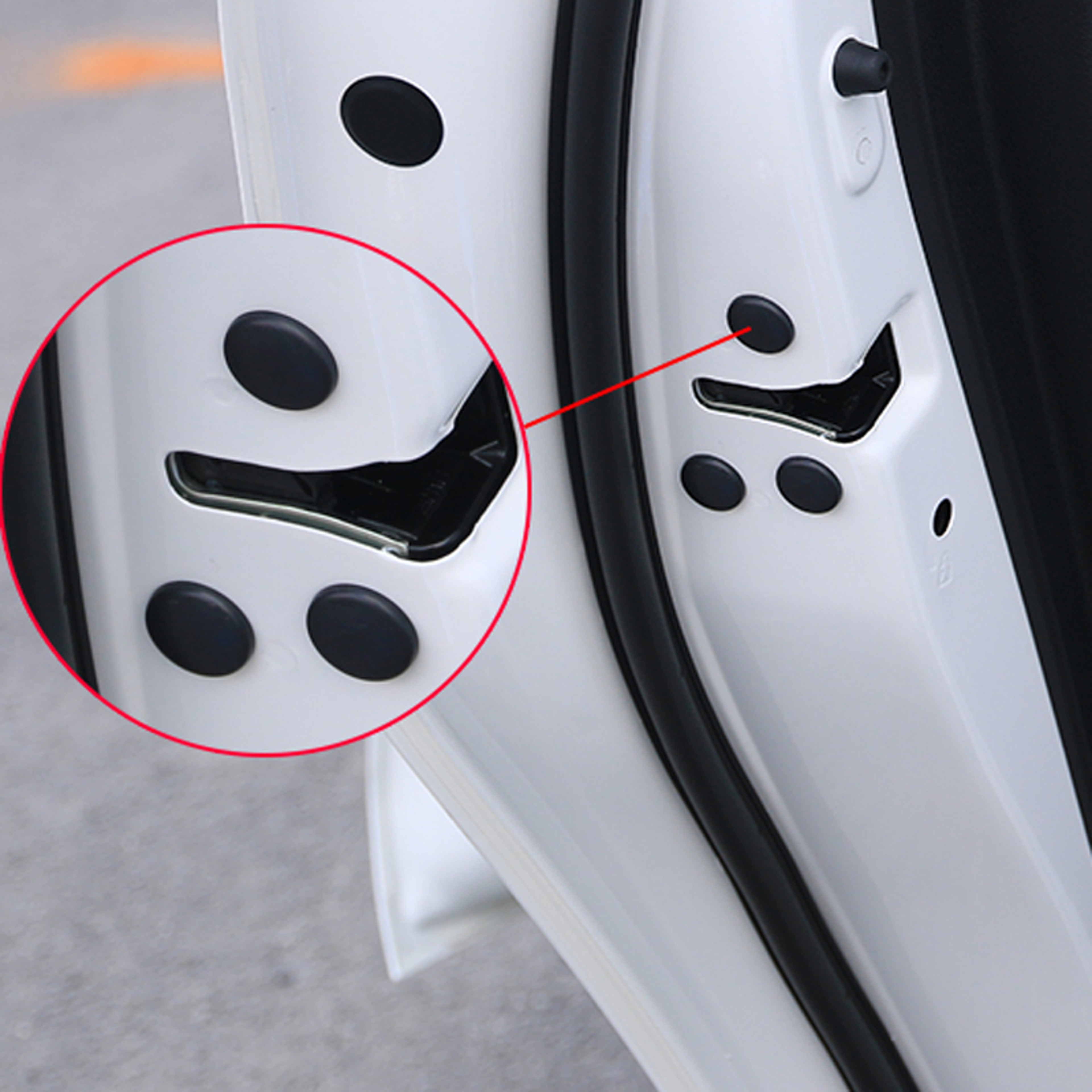 Car Door Lock Screw Covers for Mitsubishi Outlander ASX Lancer Pajero & More – view 3