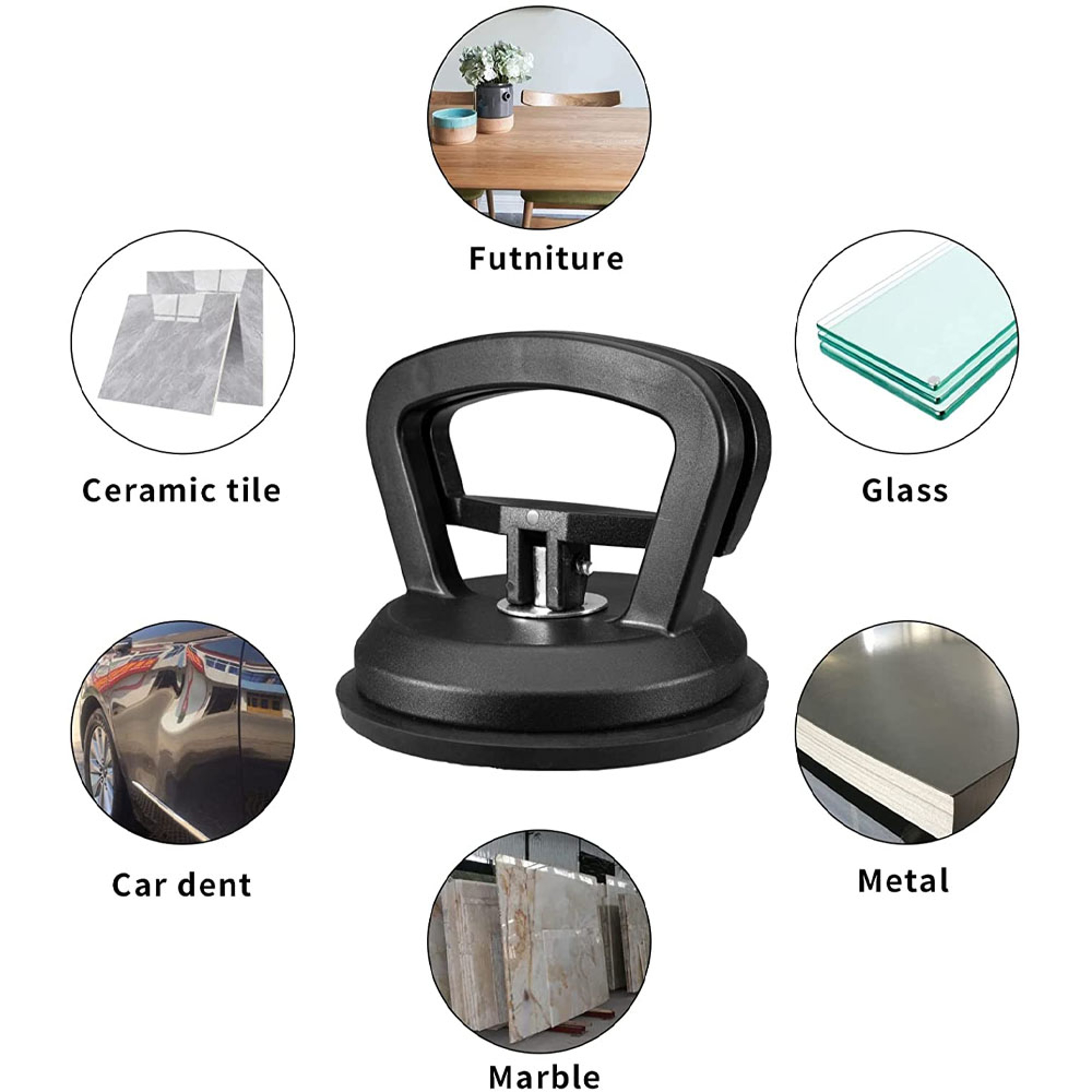Dent Puller Suction Cup Tool For Small Car Body Repairs 5
