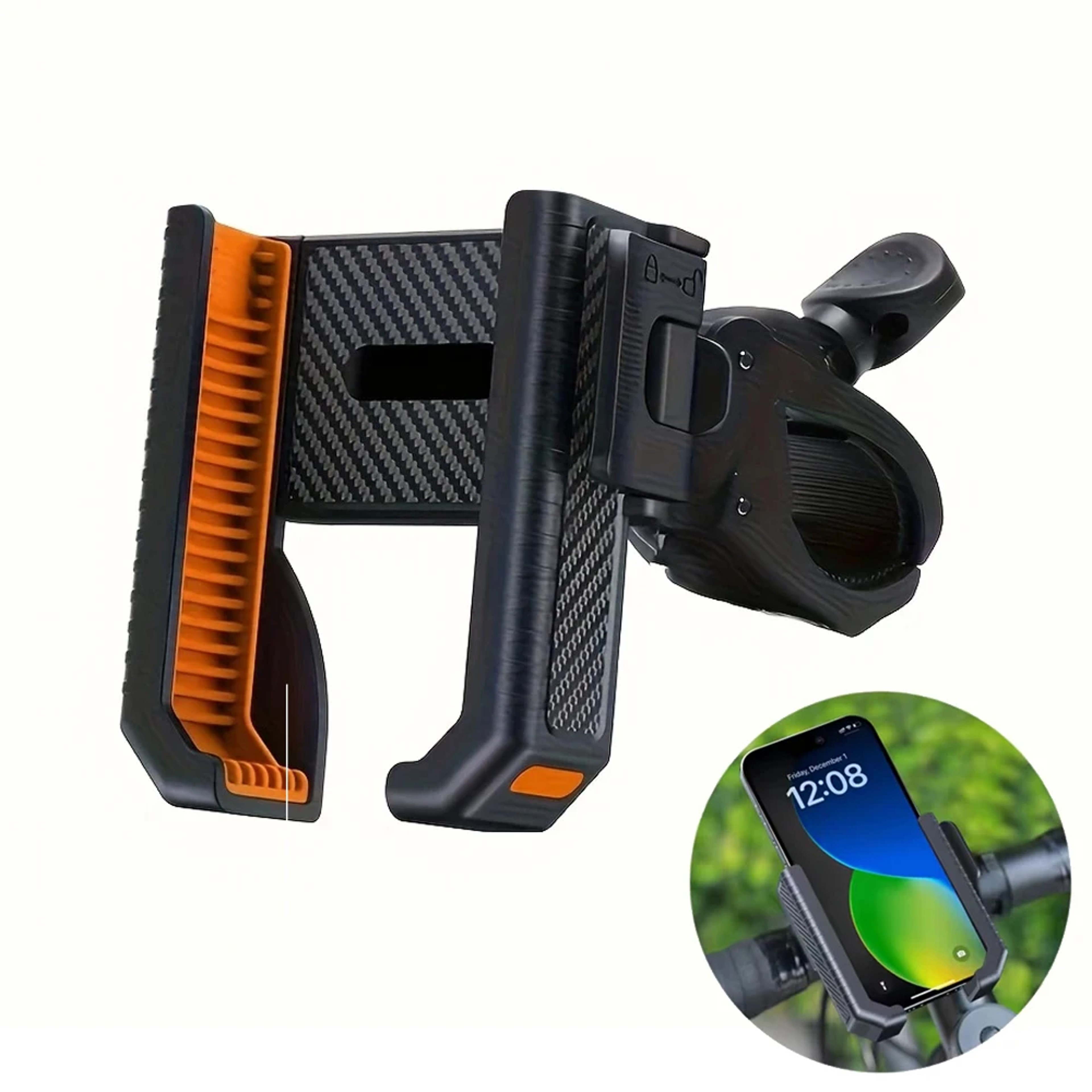 Bike Phone Holder Motorcycle Handlebar Phone Mount Shockproof Bicycle GPS Stand For Phones 1