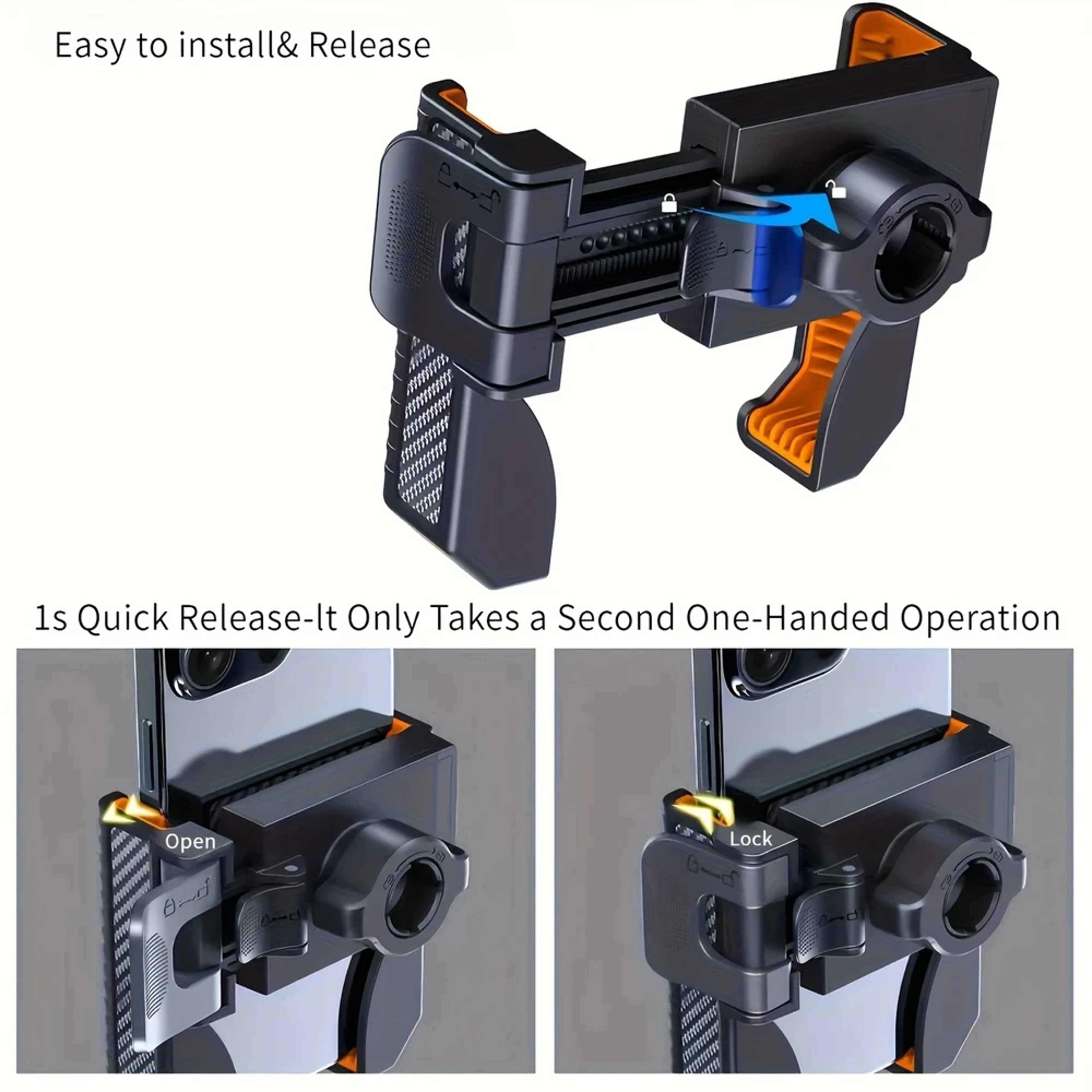 Bike Phone Holder Motorcycle Handlebar Phone Mount Shockproof Bicycle GPS Stand For Phones 3