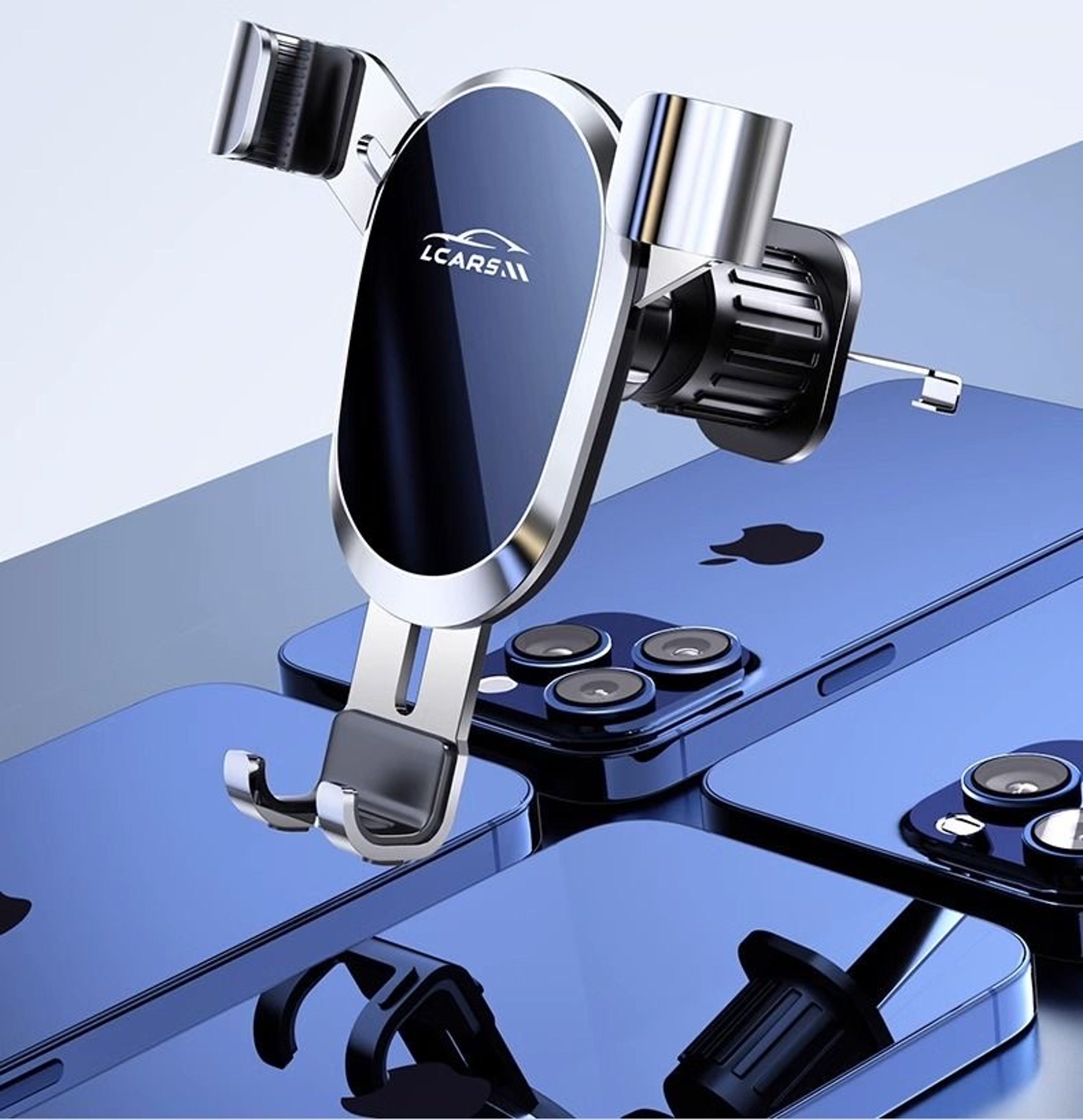 Car Phone Holder With Suction Cup Gravity Clamp Dashboard  Windshield Phone Mount For GPS Navigatio 1