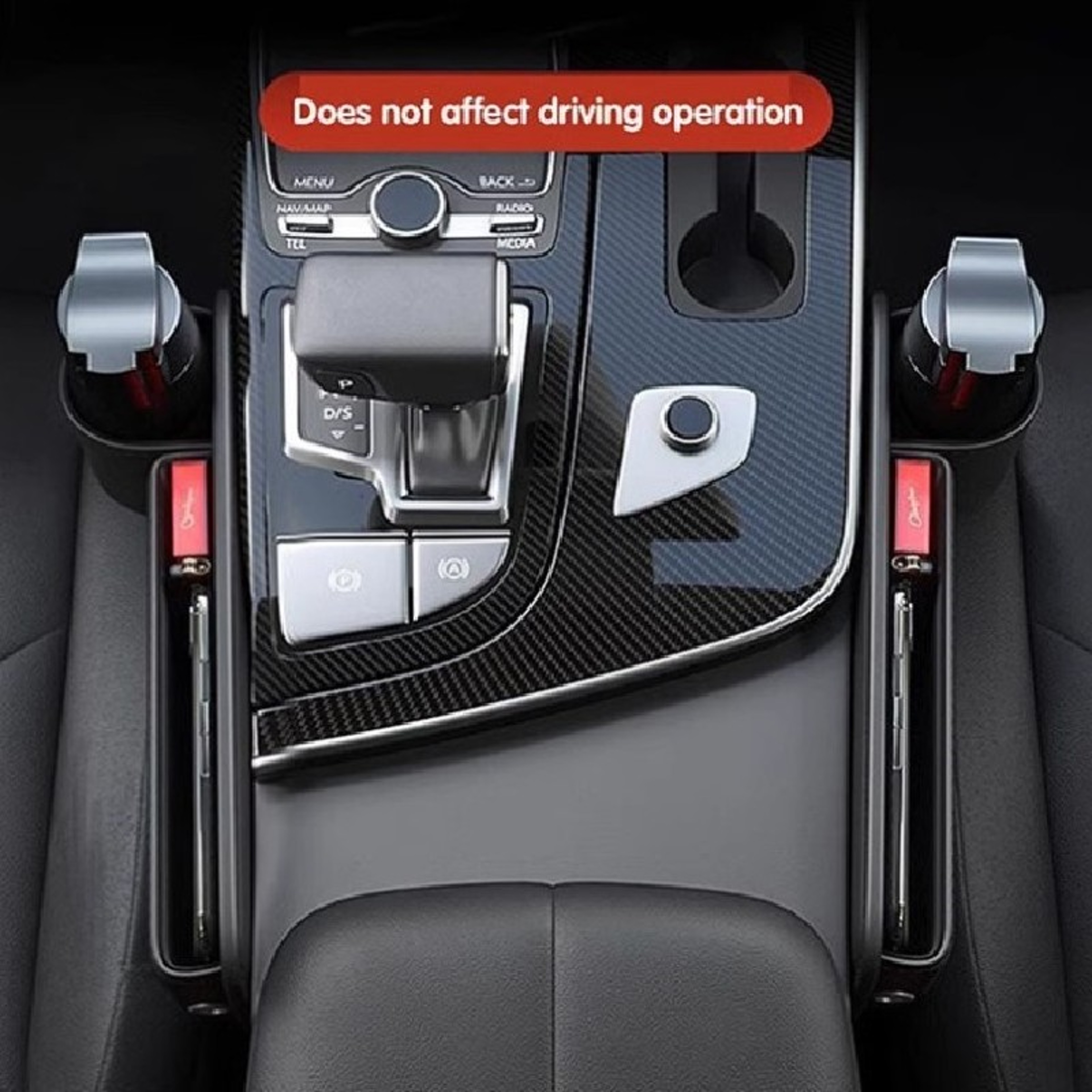 Car Seat Gap Filler Storage Box Organizer For Opel Mokka  Corsa Interior Accessories 6