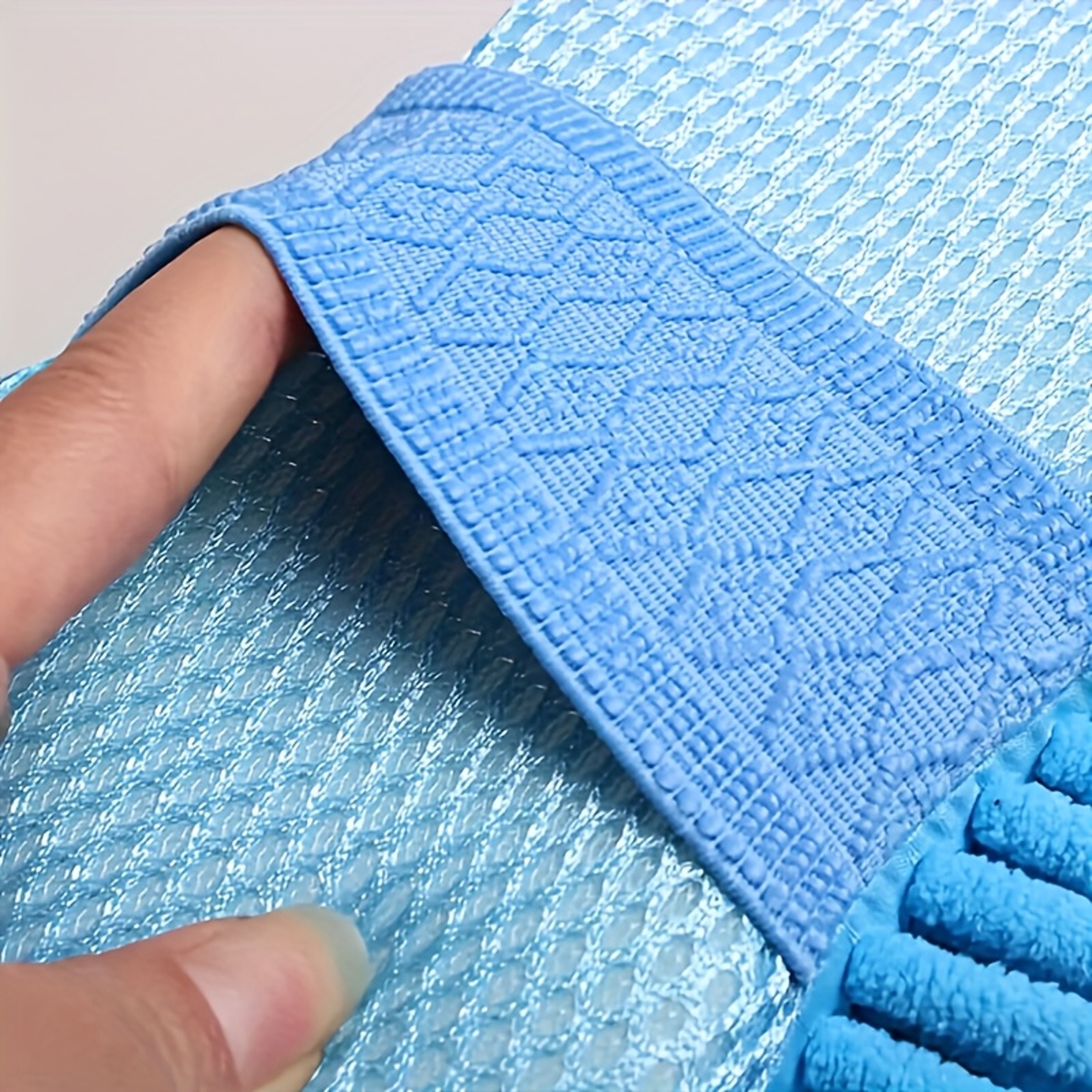 Car Wash Sponge With Ergonomic Handle Scratch Resistant Coral Fiber Car Cleaning Sponge For Auto De 2