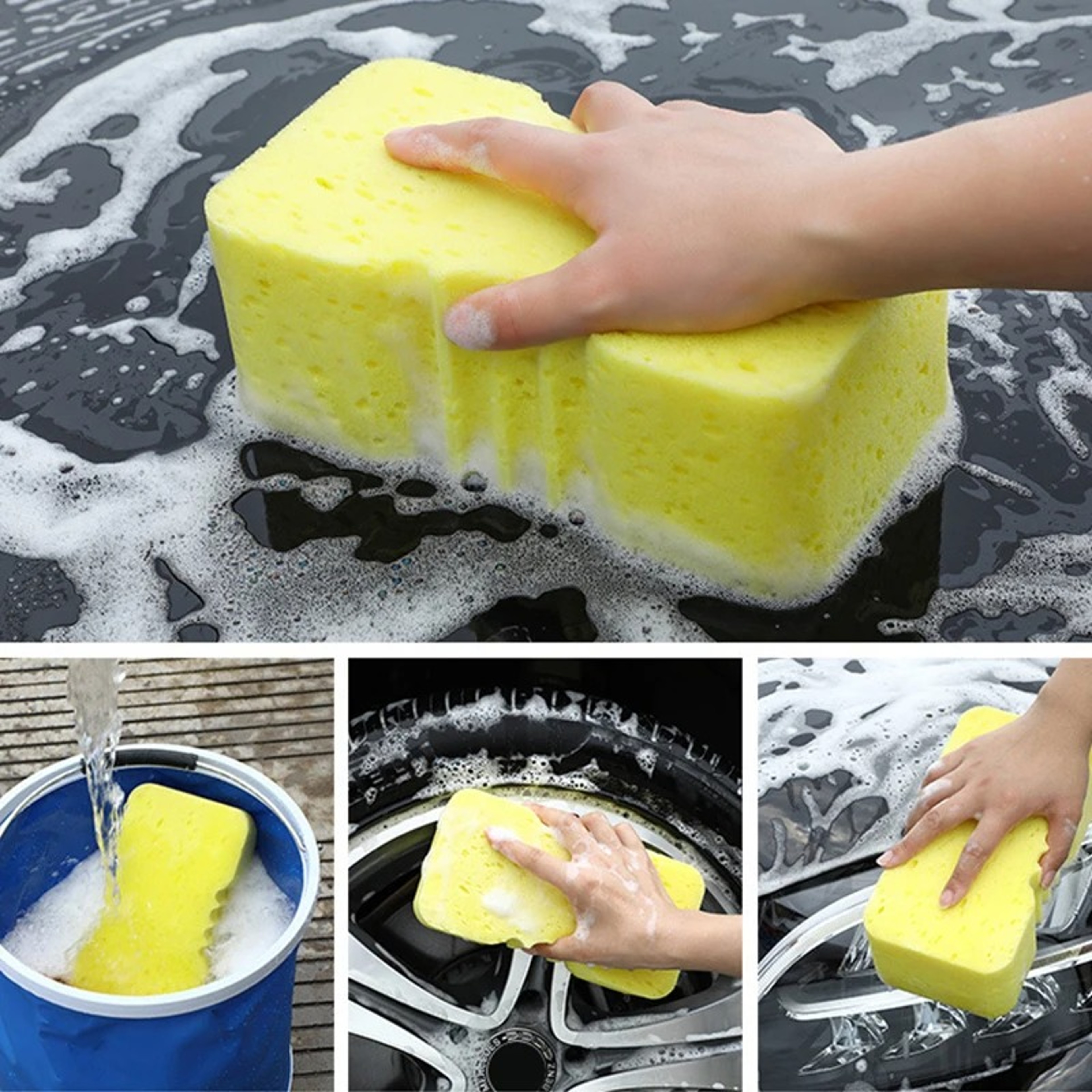 Extra Large Car Wash Sponge High Density Absorbent Auto Detailing Cleaning Tool 2