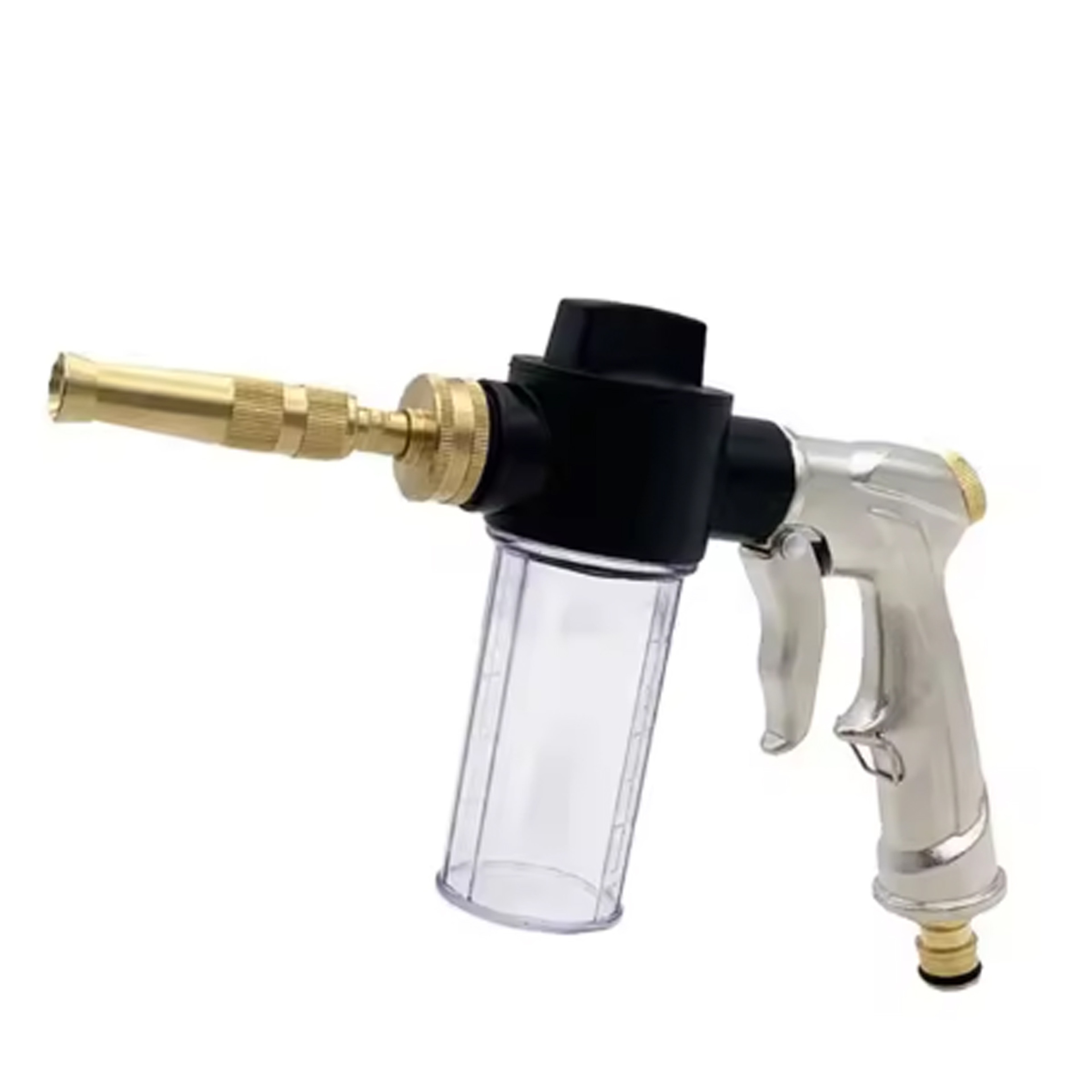 High Pressure Water Gun Car Wash Kit With Rotating Nozzle Sprayer For Garden Hose Cleaning 7