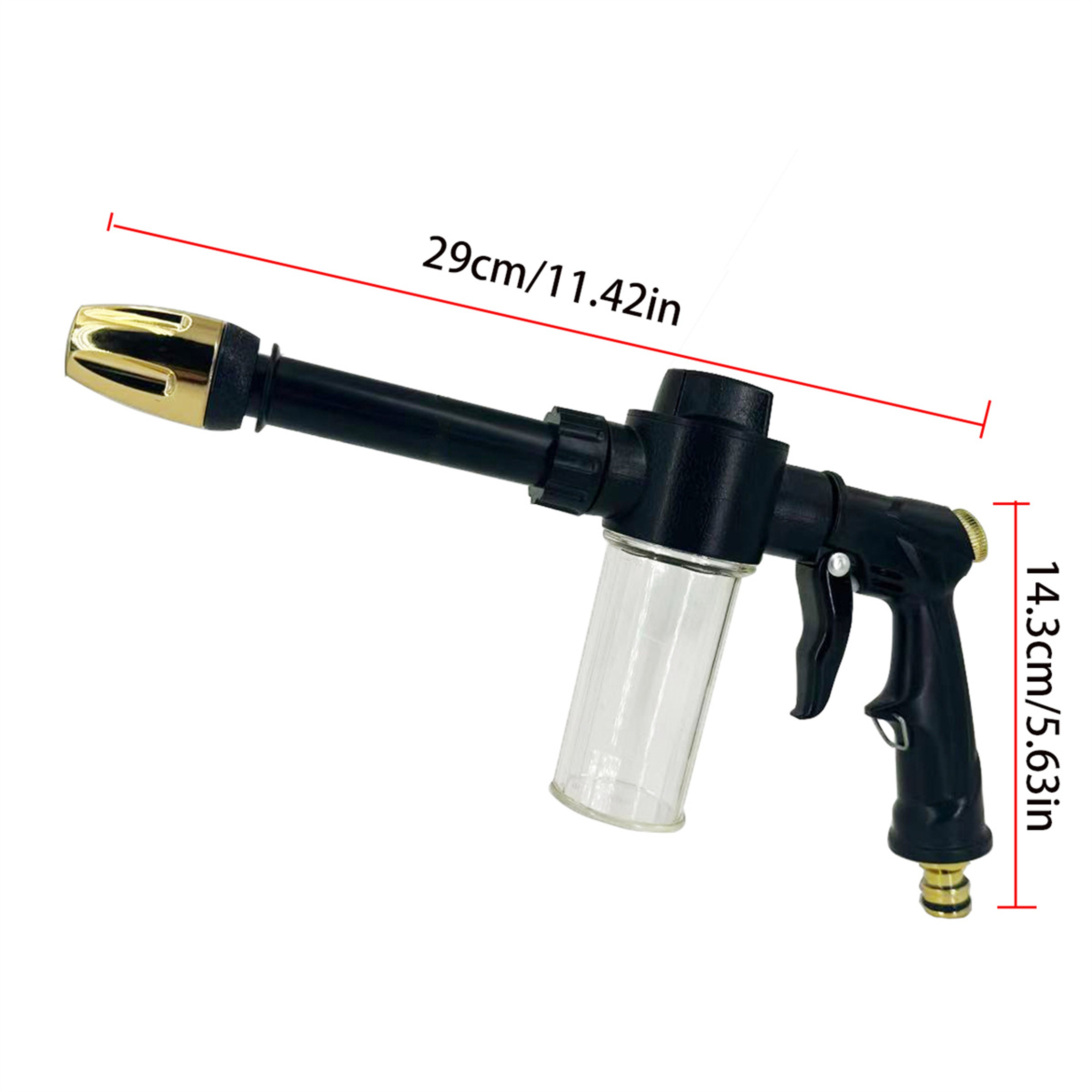Foam Cannon Pressure Washer Gun Car Wash Kit With High Pressure Sprayer For Auto Detailing  Garden  3