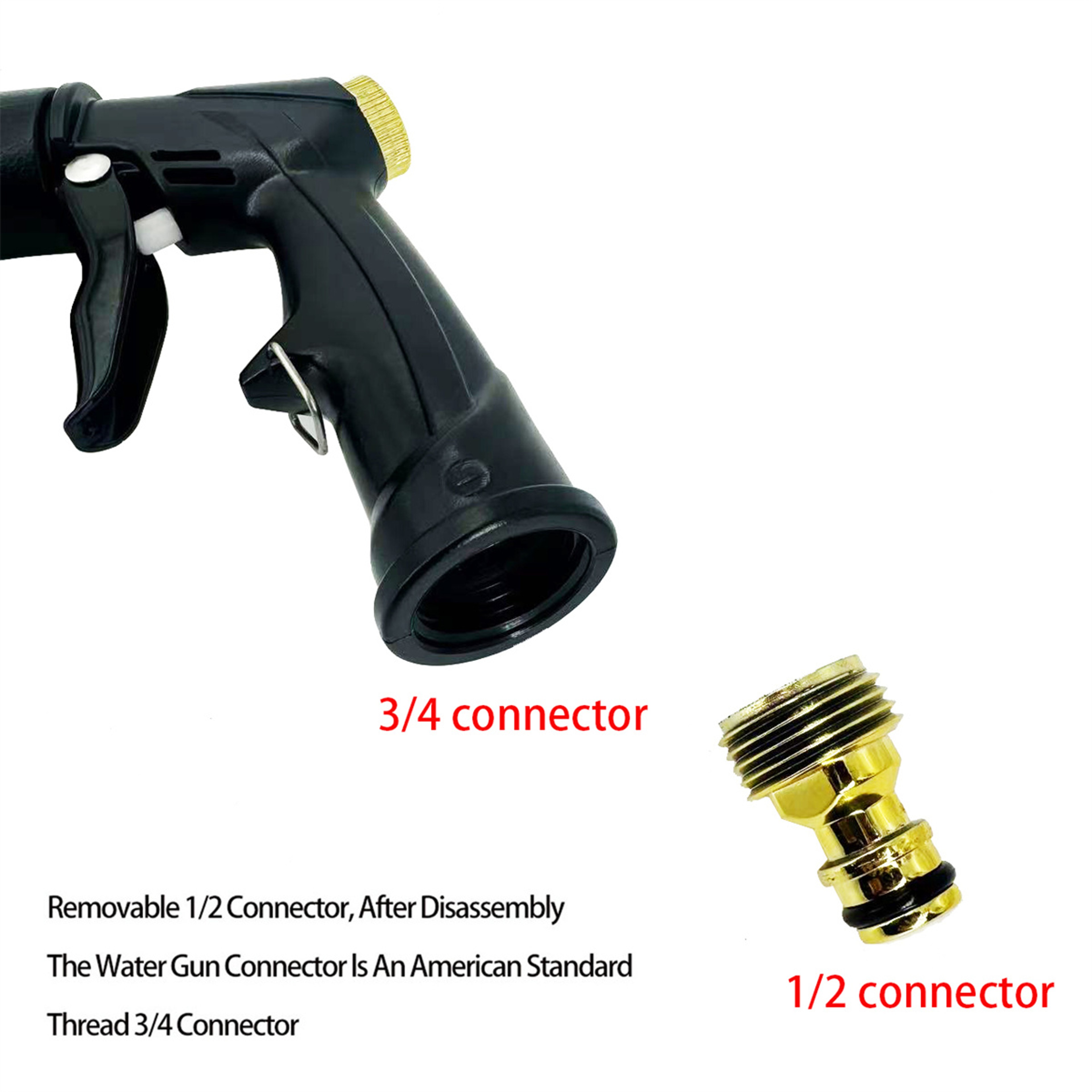 Foam Cannon Pressure Washer Gun Car Wash Kit With High Pressure Sprayer For Auto Detailing  Garden  6