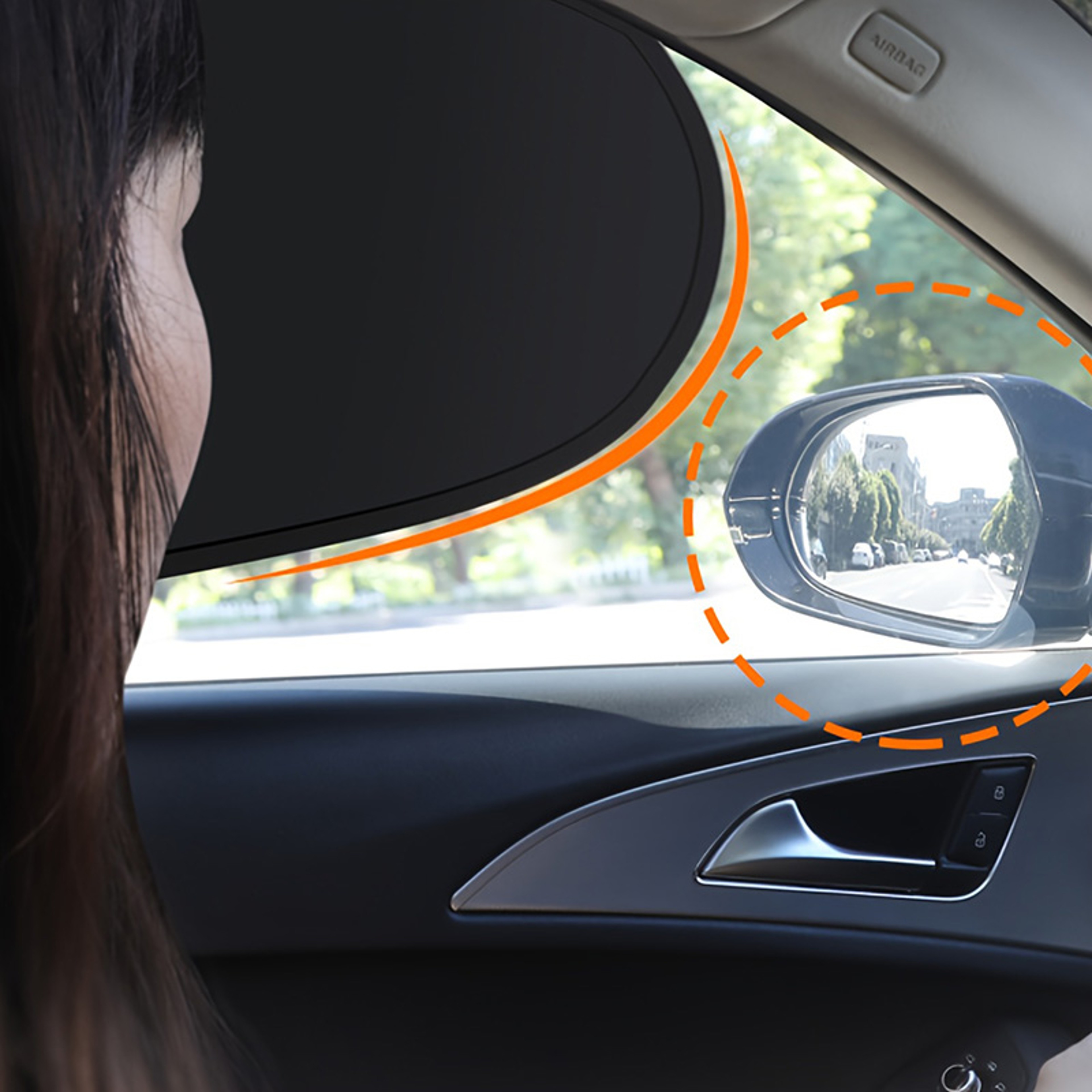 Electrostatic Car Side Window Sun Shade With Layer UV Protection And Anti Glare Car Sun Visor 2