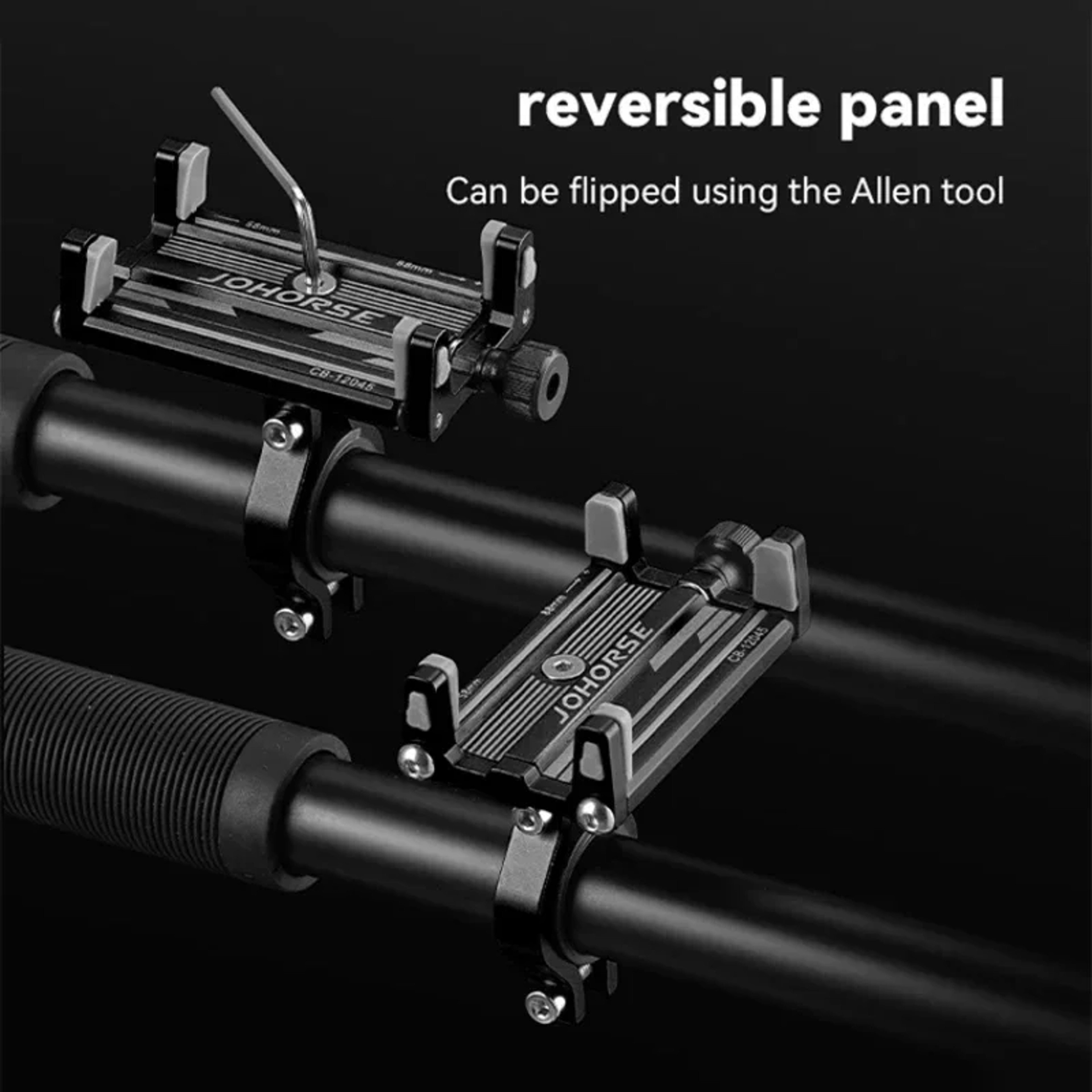 CNC Four Claws Bike Phone Holder Aluminum Alloy Motorcycle Phone Mount 2