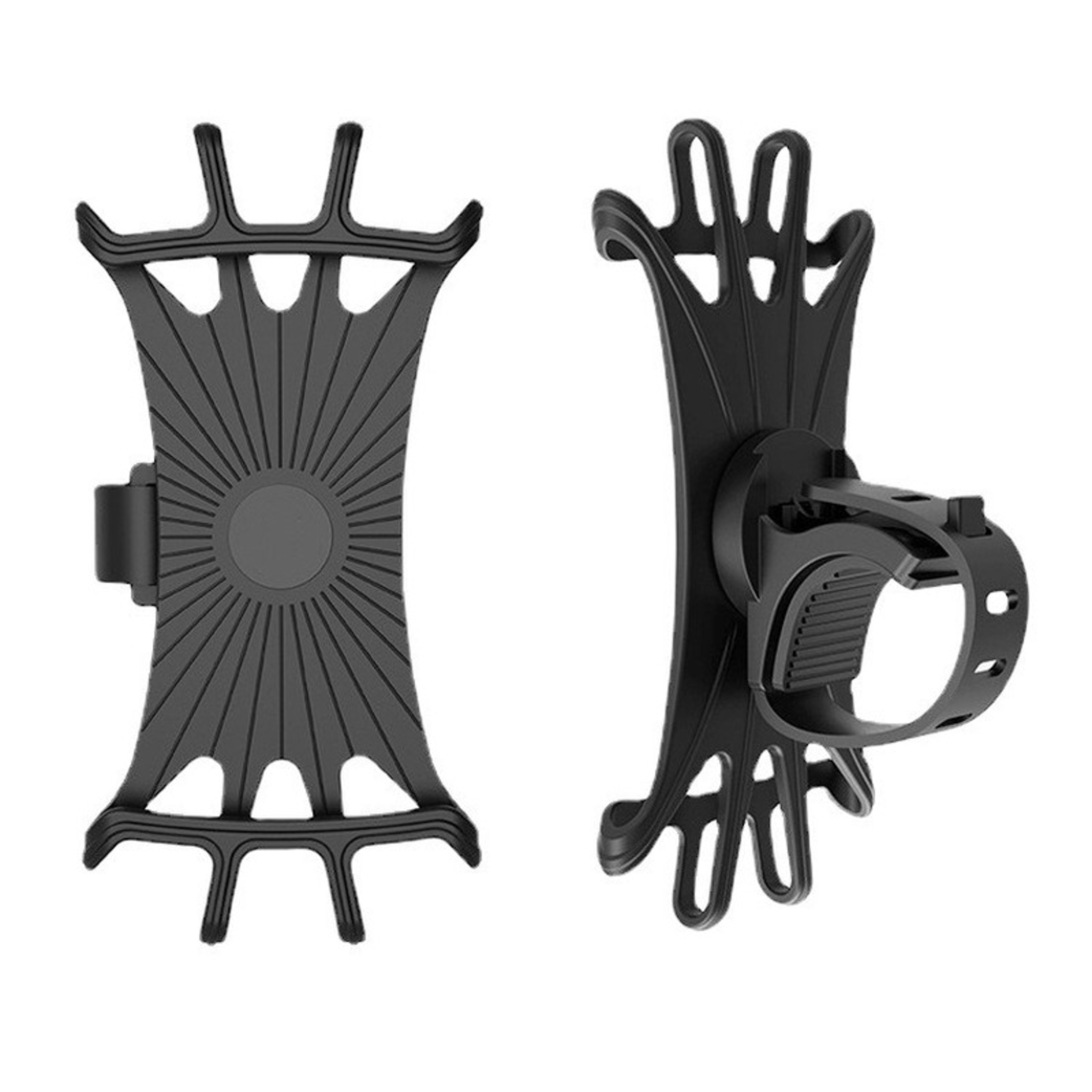Rotatable Bike Phone Holder Secure Silicone Handlebar Mount 4