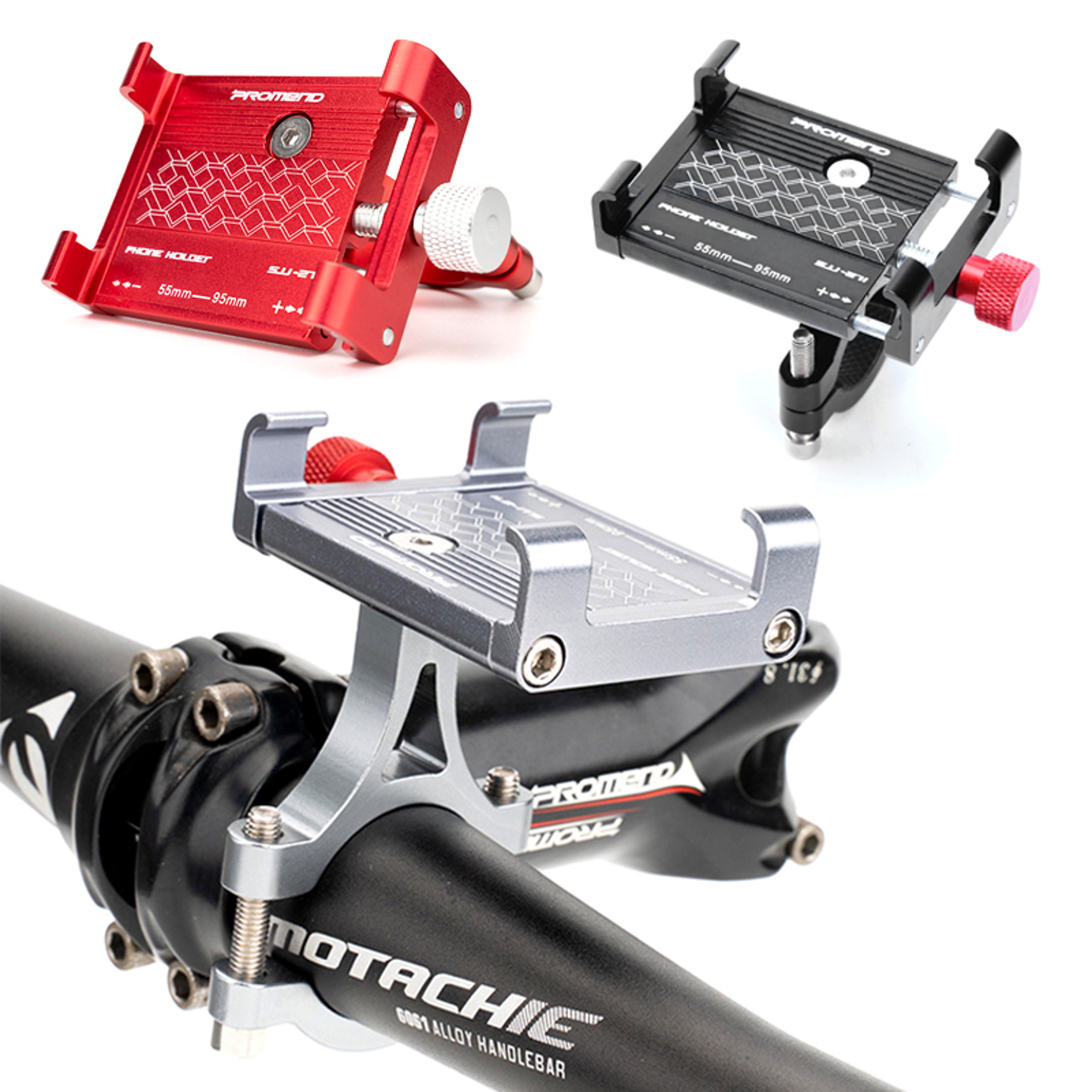Aluminum Bike Phone Holder For Bicycle  Scooter Stable Handlebar Phone Mount 2