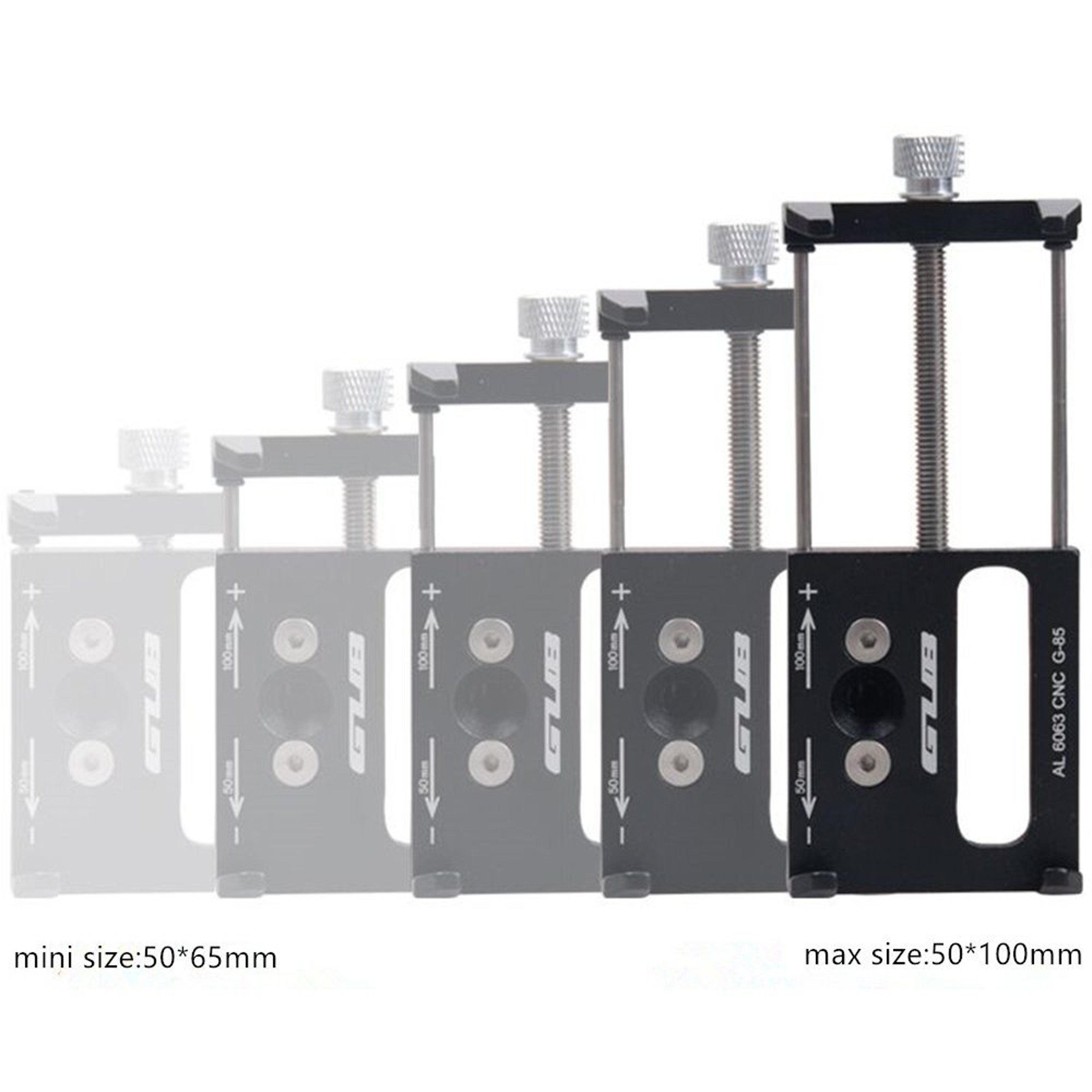 Aluminum Bike Phone Holder Universal Motorcycle Handlebar Mount for Smartphones – view 3