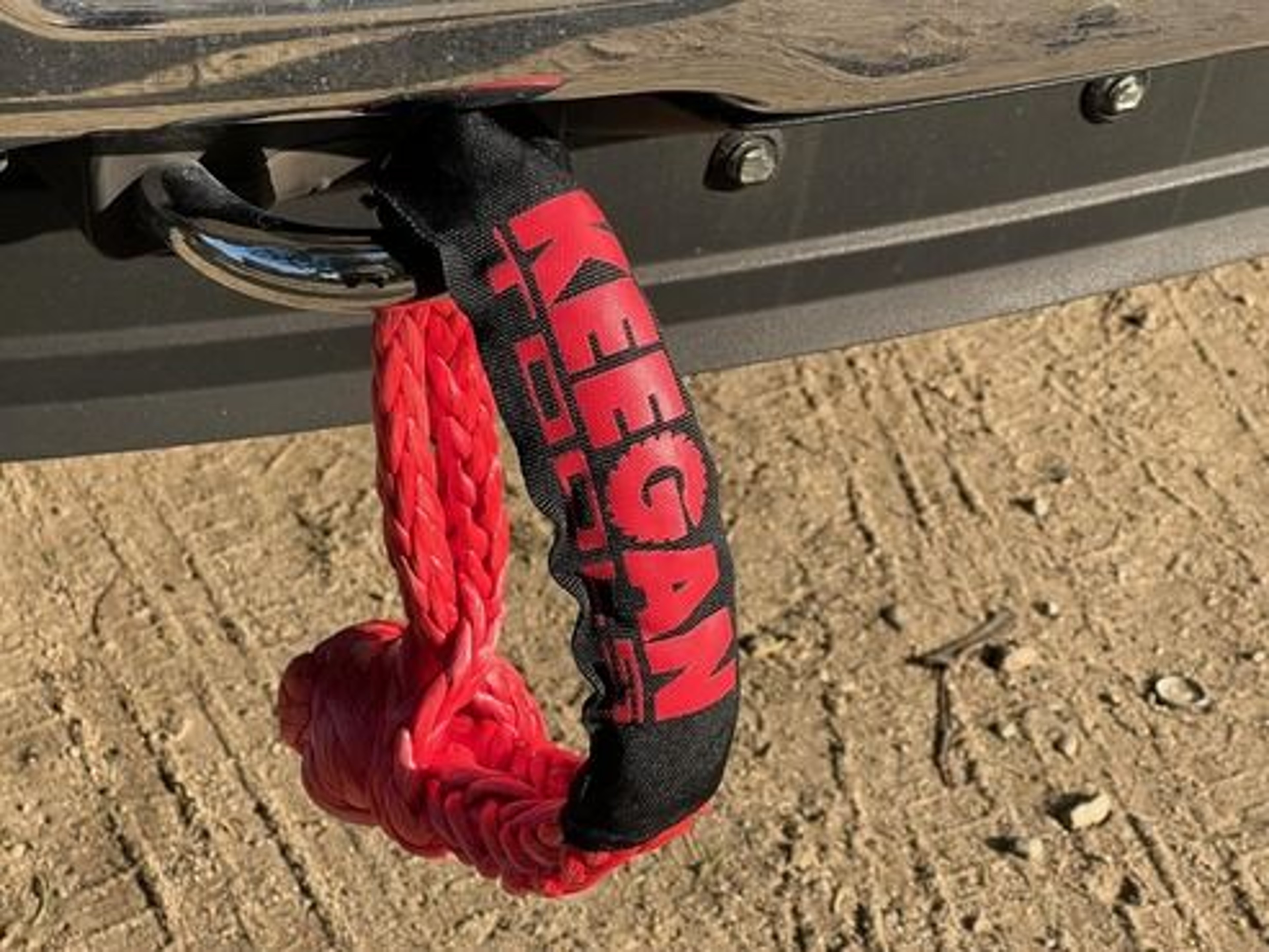High Strength 65000 Lbs Soft Shackle Recovery Rope For SUV OffRoad Snatch Towing Jeep ATV Marine Re
