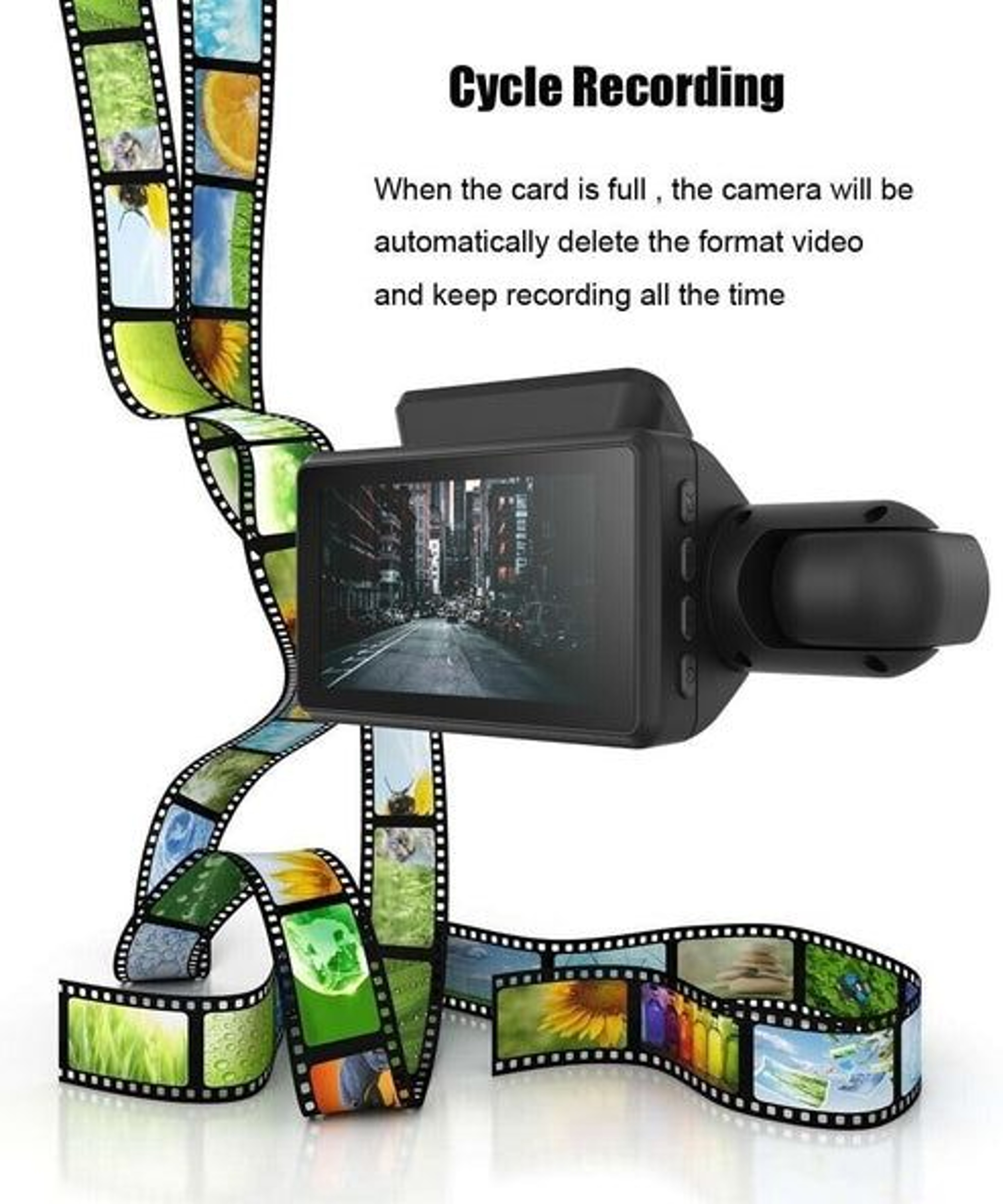 Dual Lens Car DVR Dash Cam Front And Interior Camera With GSensor Emergency Accident Lock Parking M 2