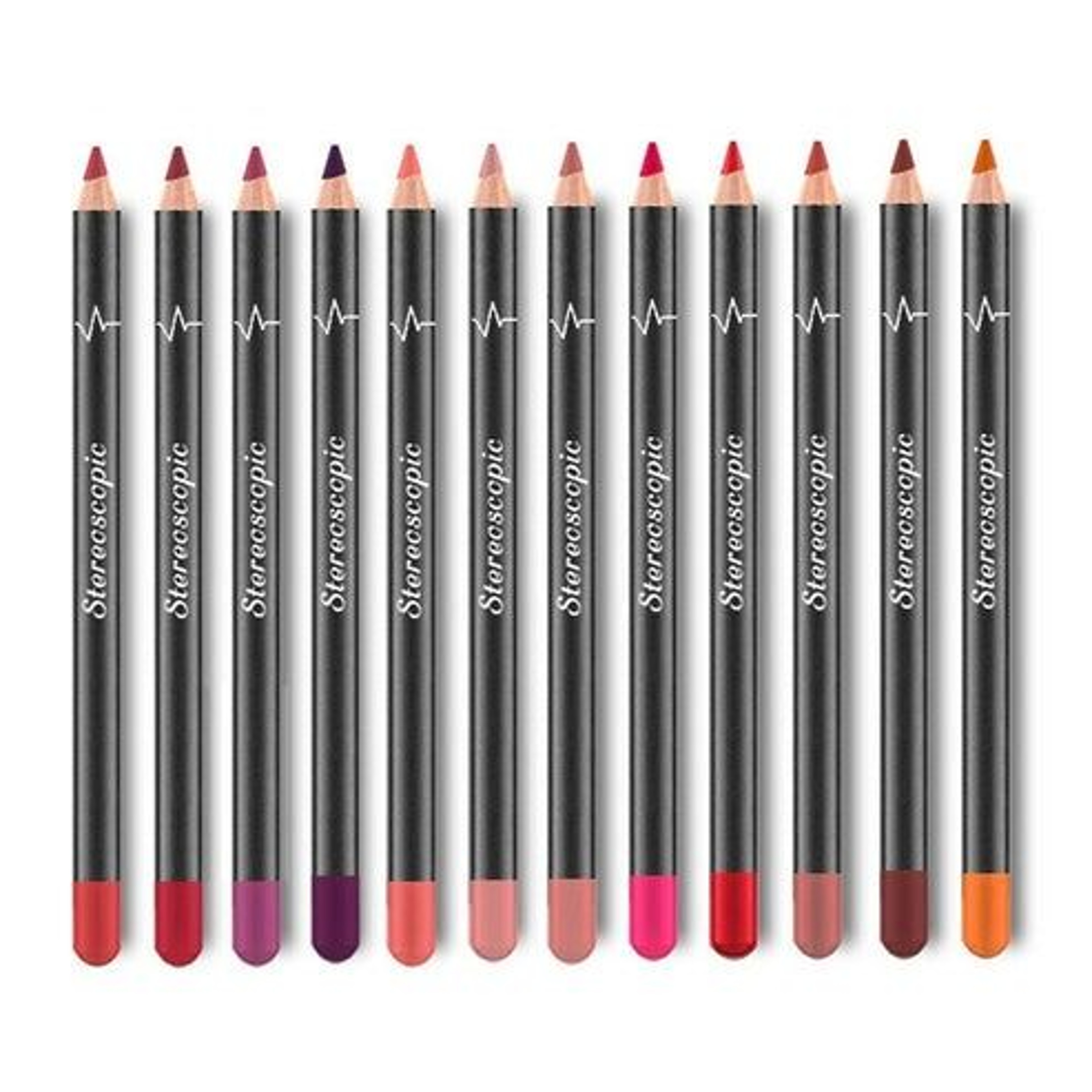 Waterproof Lip Liner Set Long Lasting Matte Lipstick Lip Pencil Lip Pen Set Smooth Texture 4