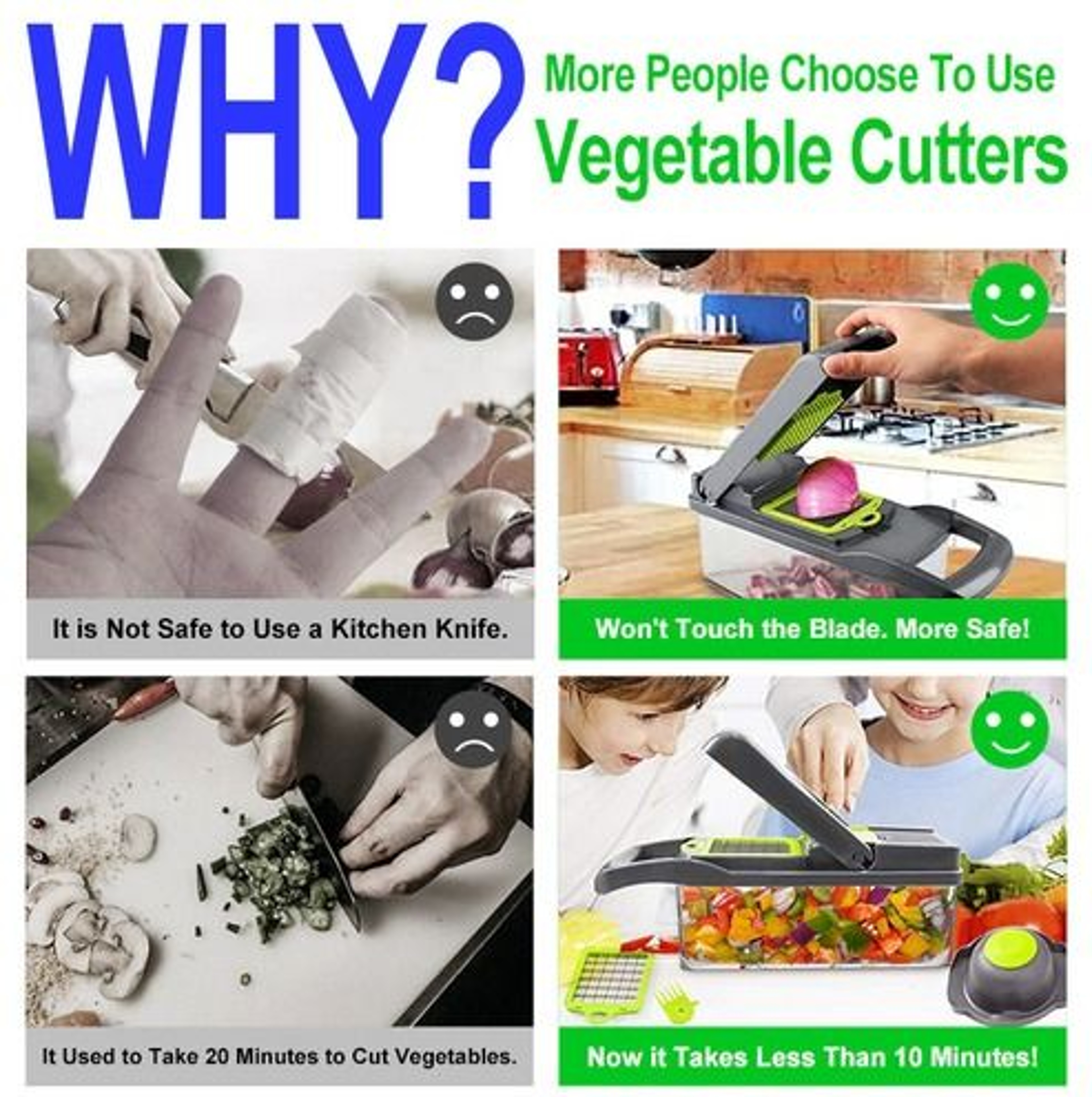 Vegetable Fruit Chopper Food Onion Veggie Dicer MultiFunction Slicer Cutter Kitchen Gadget 15
