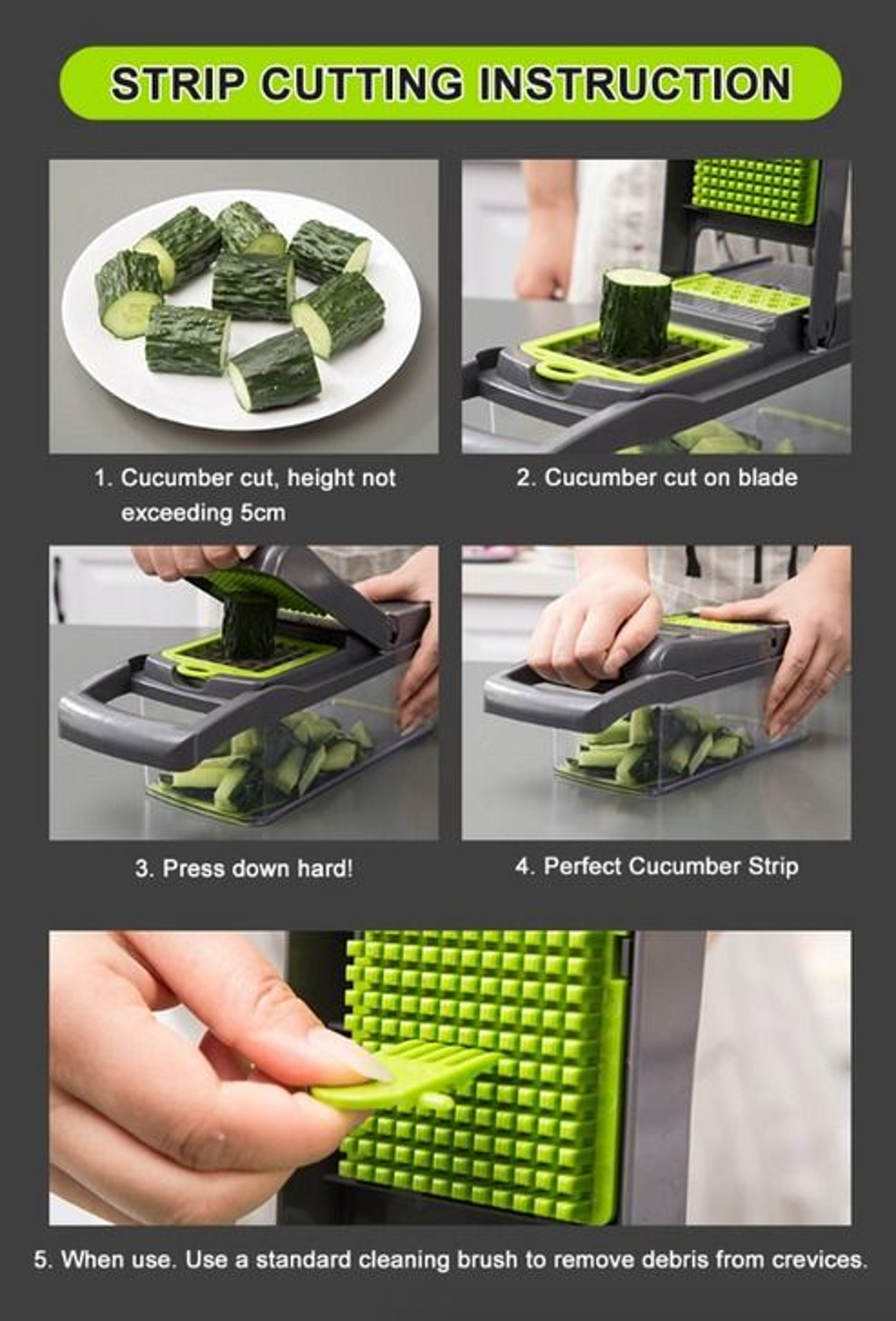 Vegetable Fruit Chopper Food Onion Veggie Dicer MultiFunction Slicer Cutter Kitchen Gadget 6
