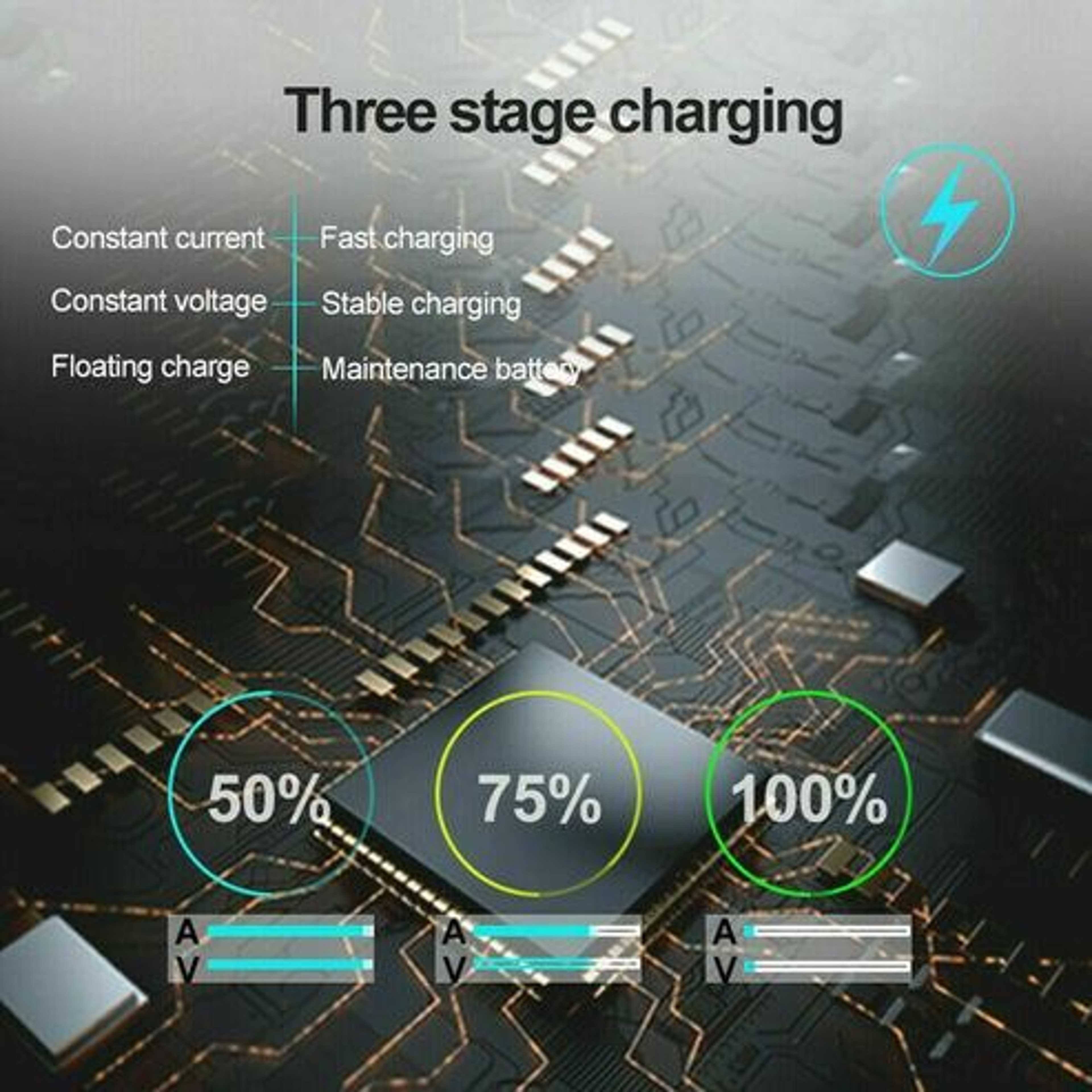 Automatic Smart Battery Charger Car Auto Trickle Maintainer MultiProtection Features 1