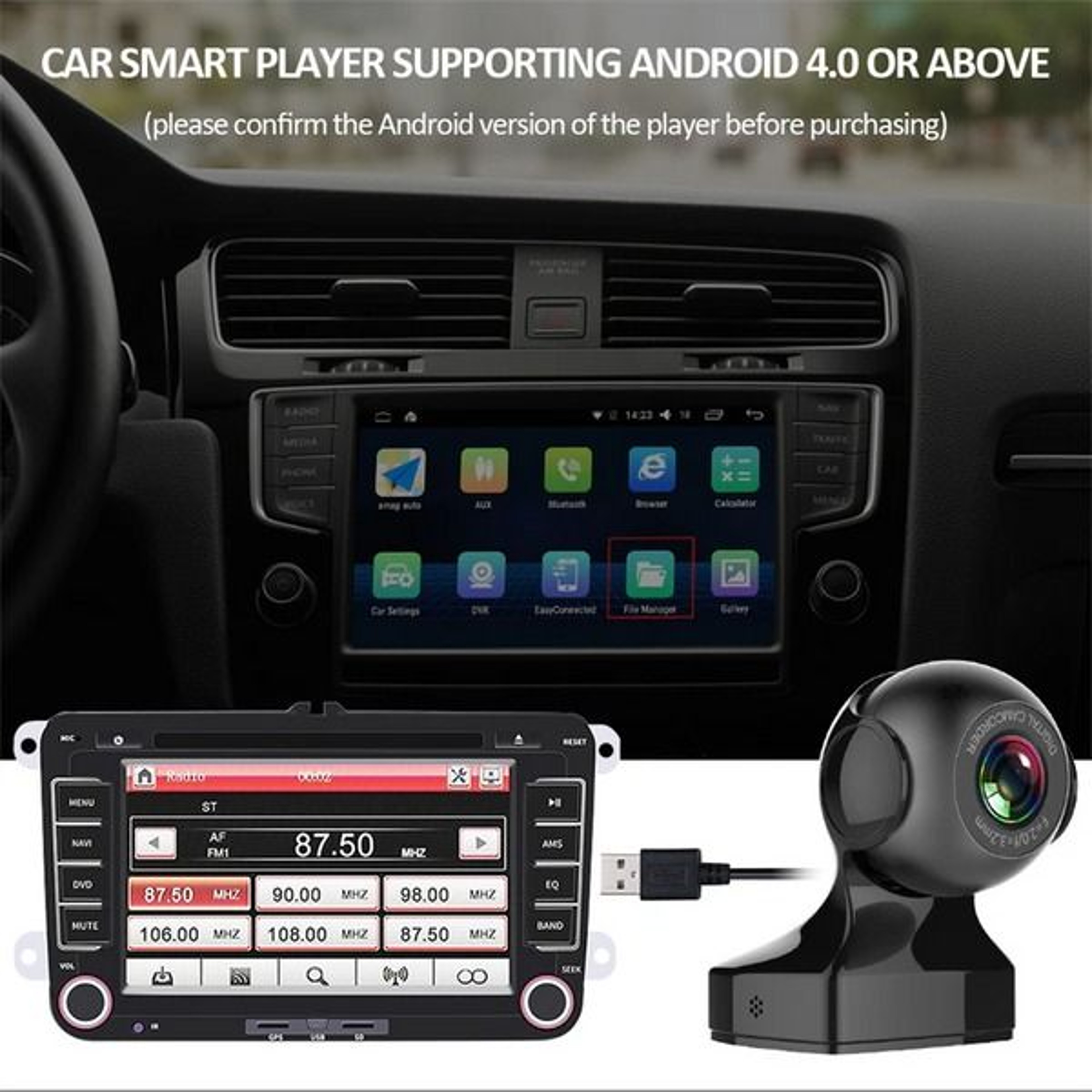 Car Camera HD  WiFi Dash Cam Recorder Vehicle Video Car DVR GSensor Easy Install 6