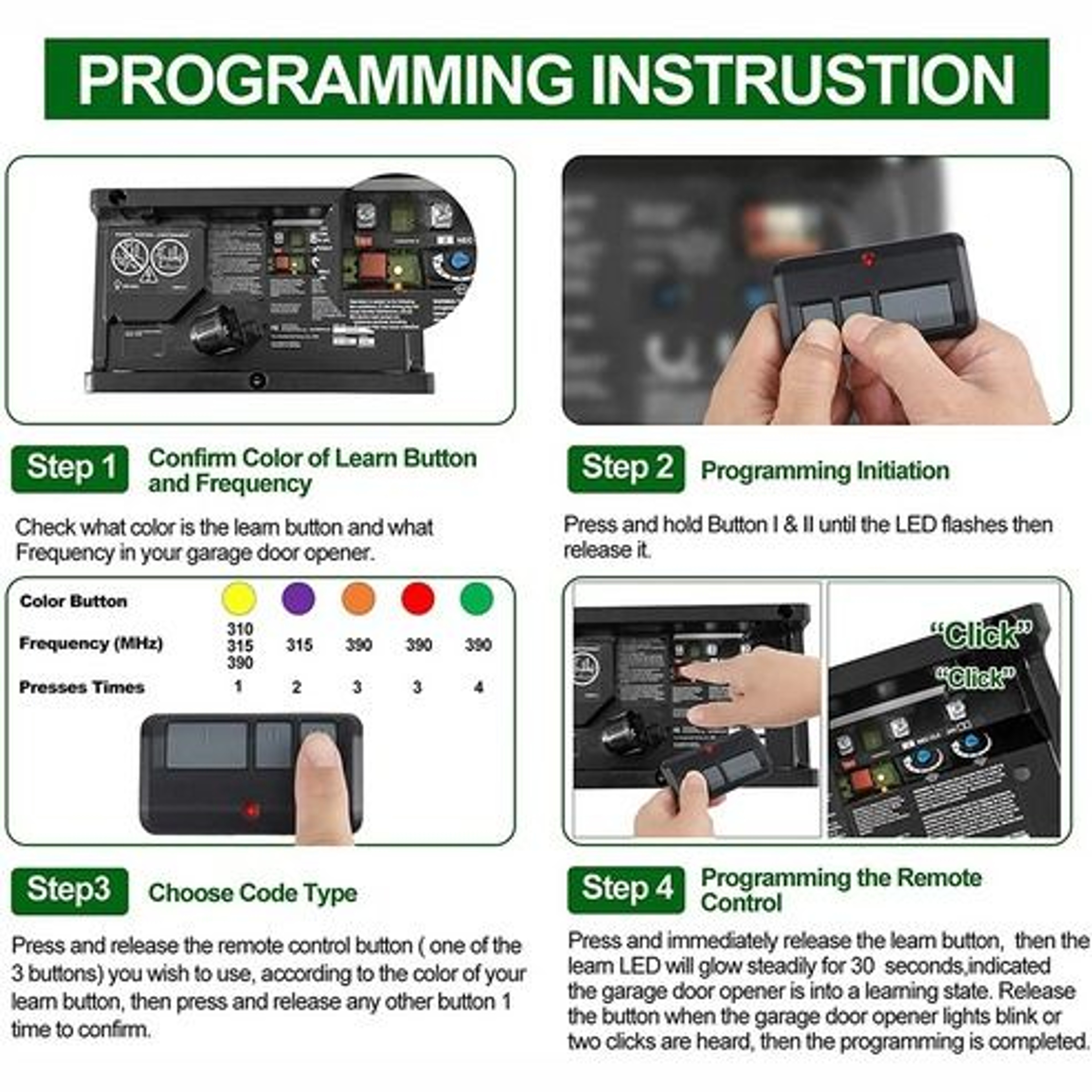 Chamberlain LiftMaster RemoteLearn Universal Garage Door Opener Reliable Secure LongRange Multi 6