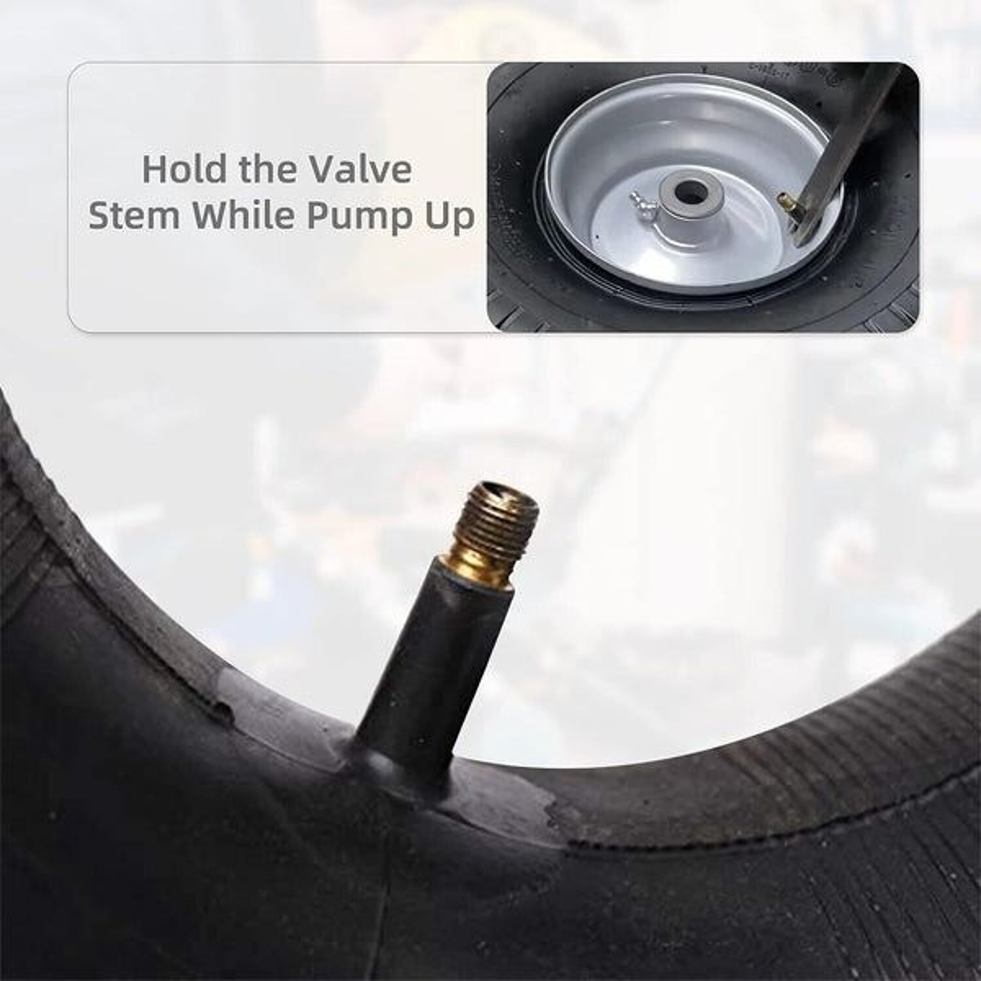 Universal Fit Tire Inner Tubes Valve Durable For Lawn Mowers ATVs Wheelbarrows And More 9