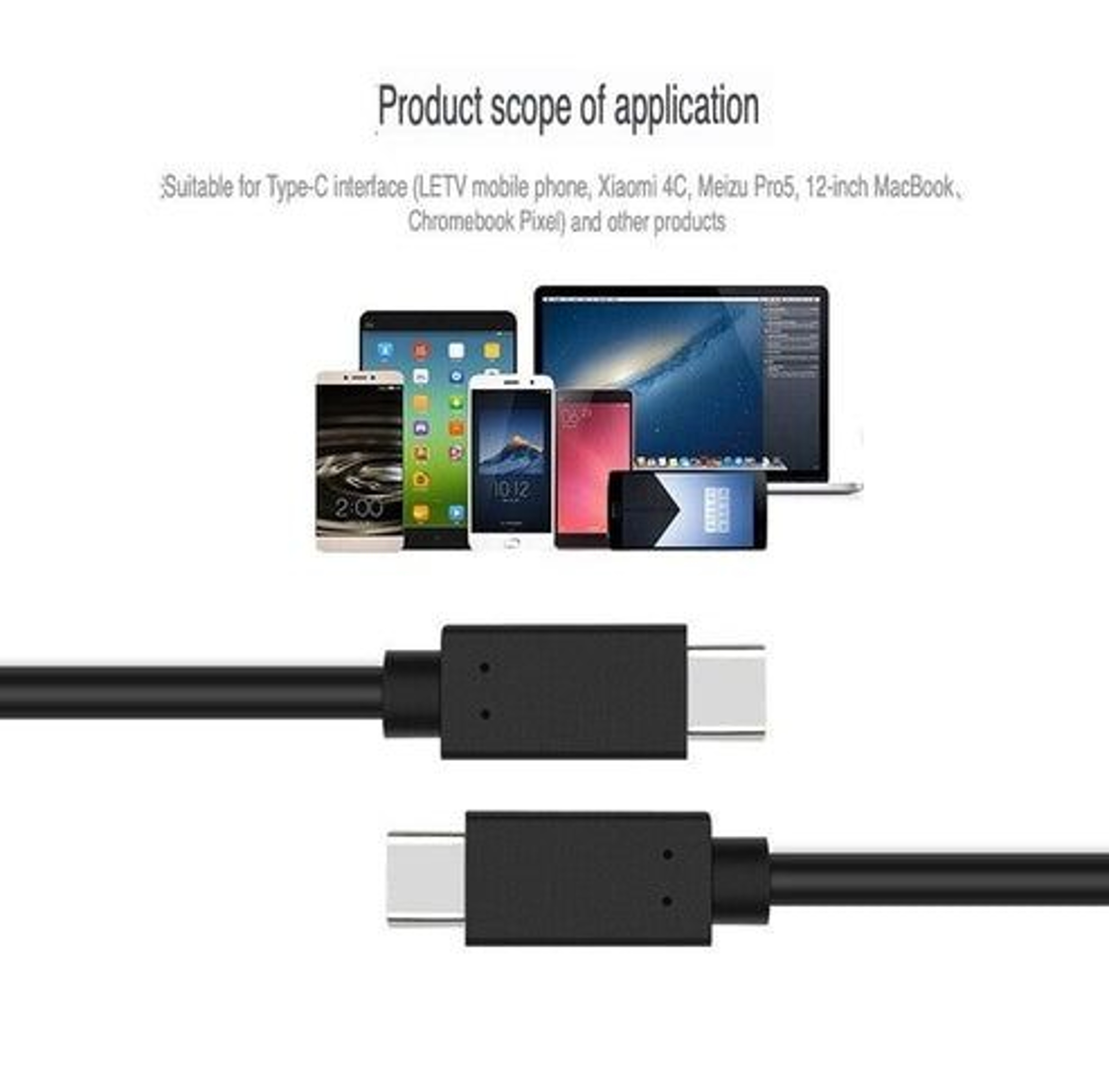USBC To USBC Charging Cord Fast Charging Cable Rapid Charger For USBC Devices 60W Power Delivery 9