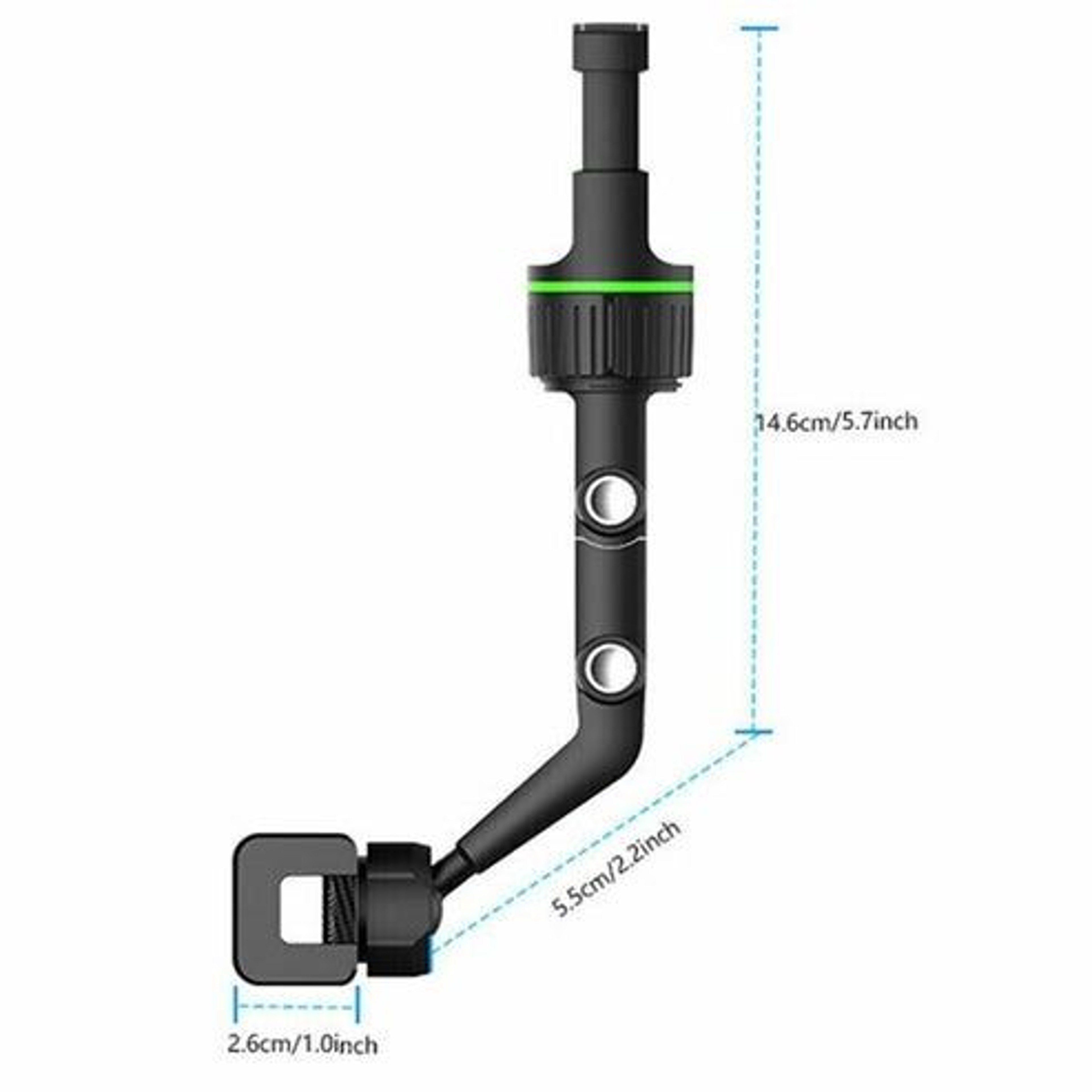 Adjustable Car Rearview Mirror Phone Holder Mount Multifunctional Rotating Secure Clip Easy Setup 8