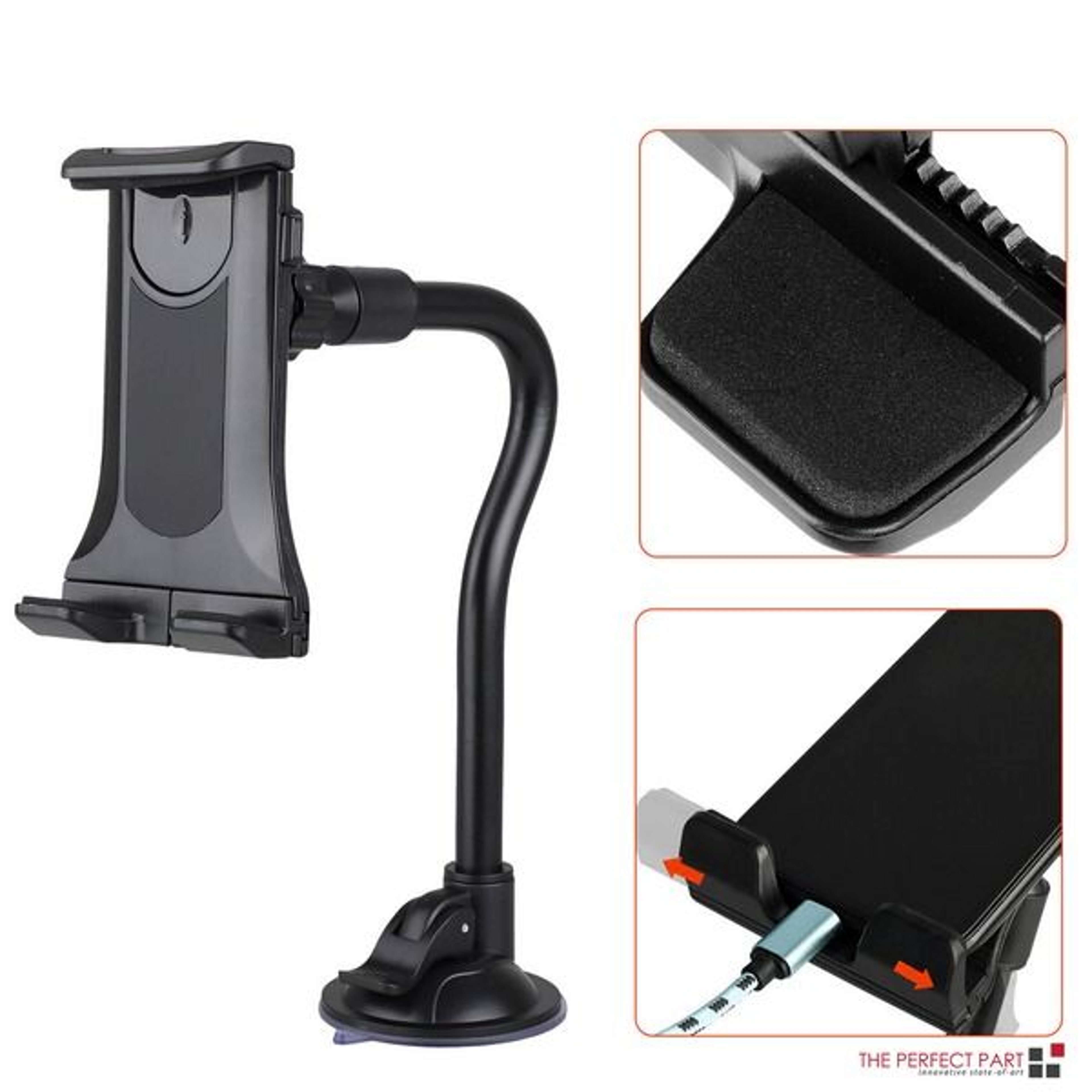 Universal Car Windshield Holder Desktop Mount For Cellphone Tablet IPad GPS  Long Arm Adjustable 2