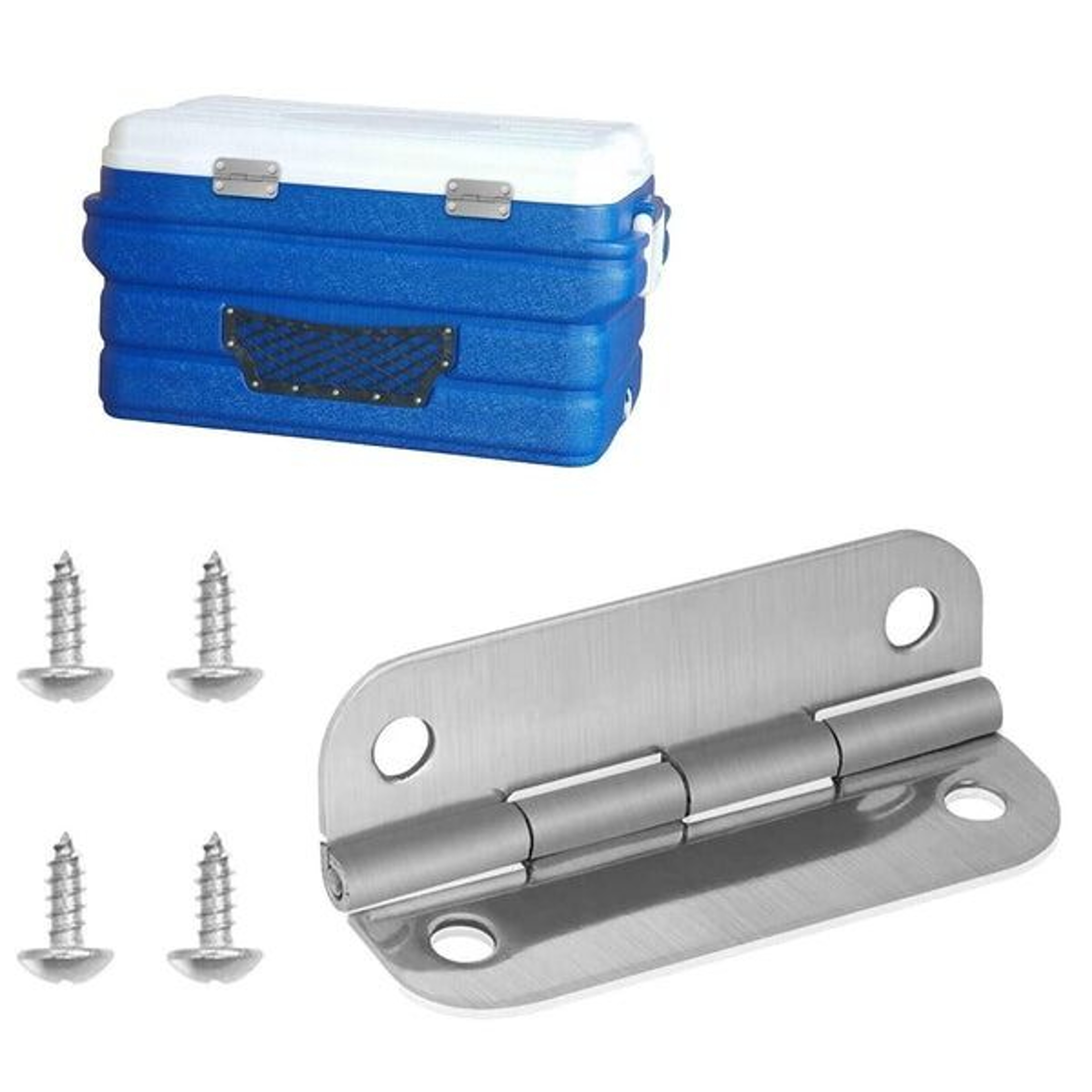 HighQuality Stainless Steel Cooler Hinges  Screws Replacements Igloo Cooler Parts Easy Installation 8