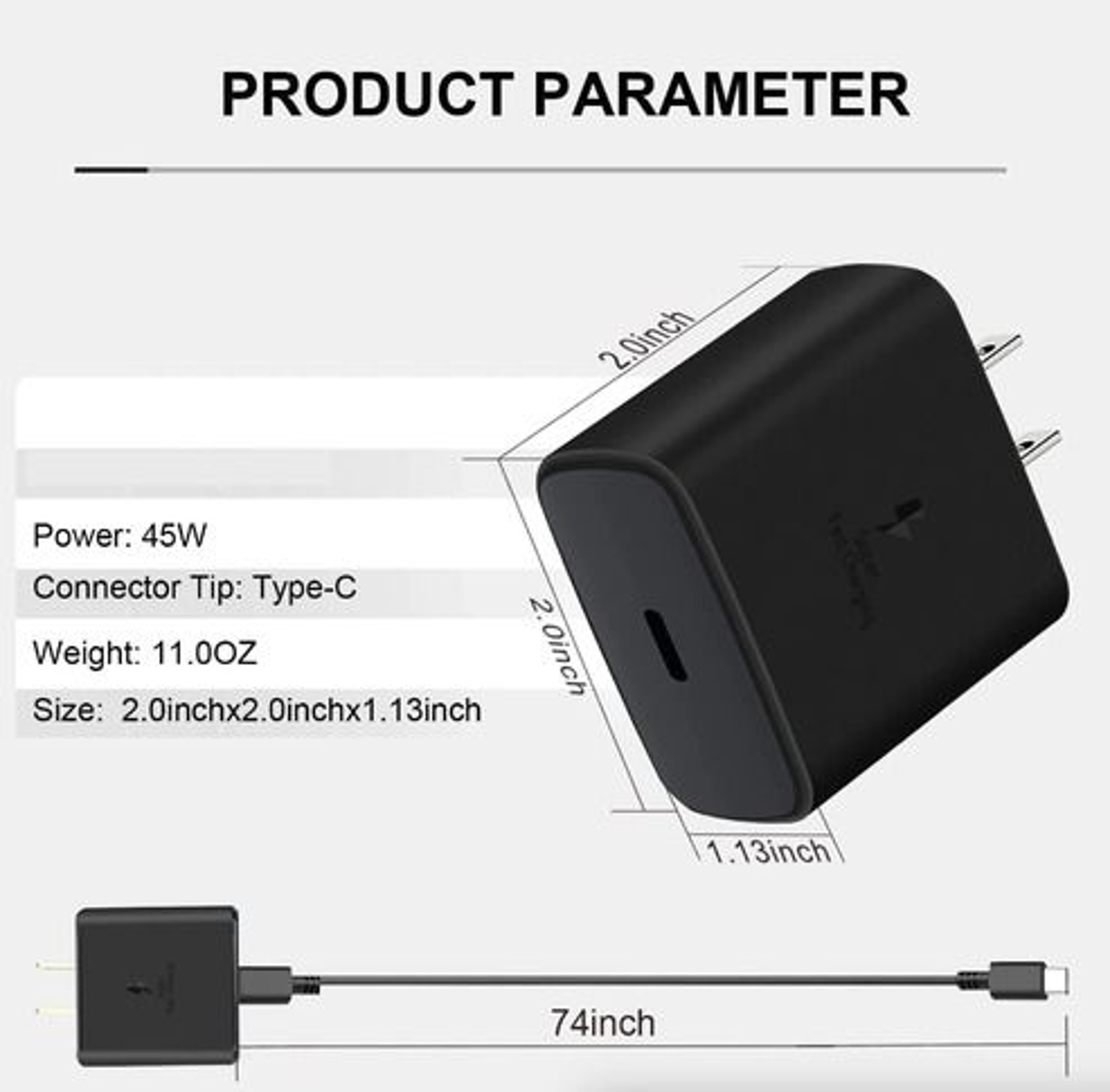USBC Super Fast Charger Cable For Samsung Galaxy Ultra Note Fast Charging Compatible Devices 4