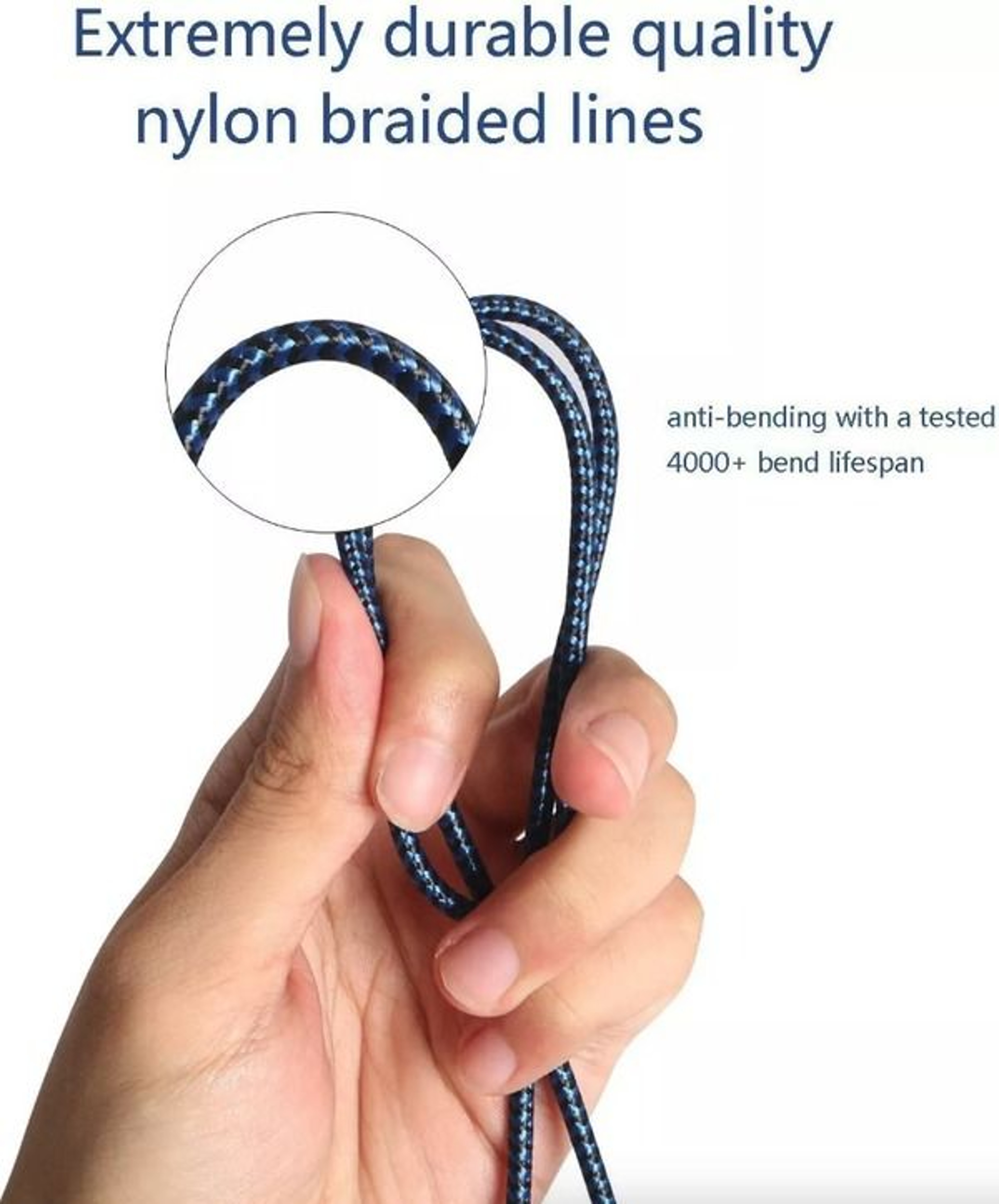 Fast Charger USB Cable For IPhone Durable And LongLasting 8