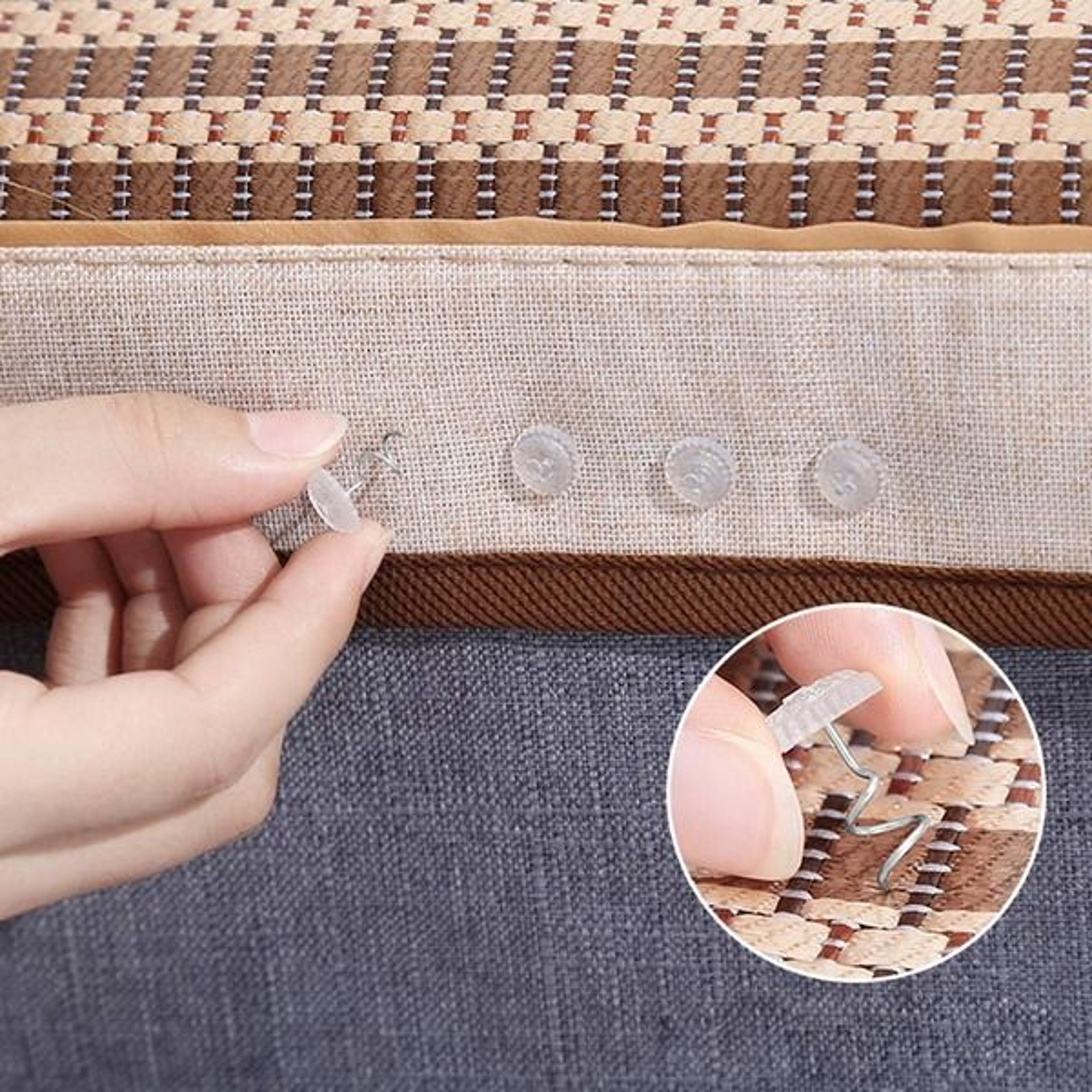 Clear Head Upholstery Tacks Twist Pins For Bed Sofa Fabric Chair Headliner And Home Decor Projects 13