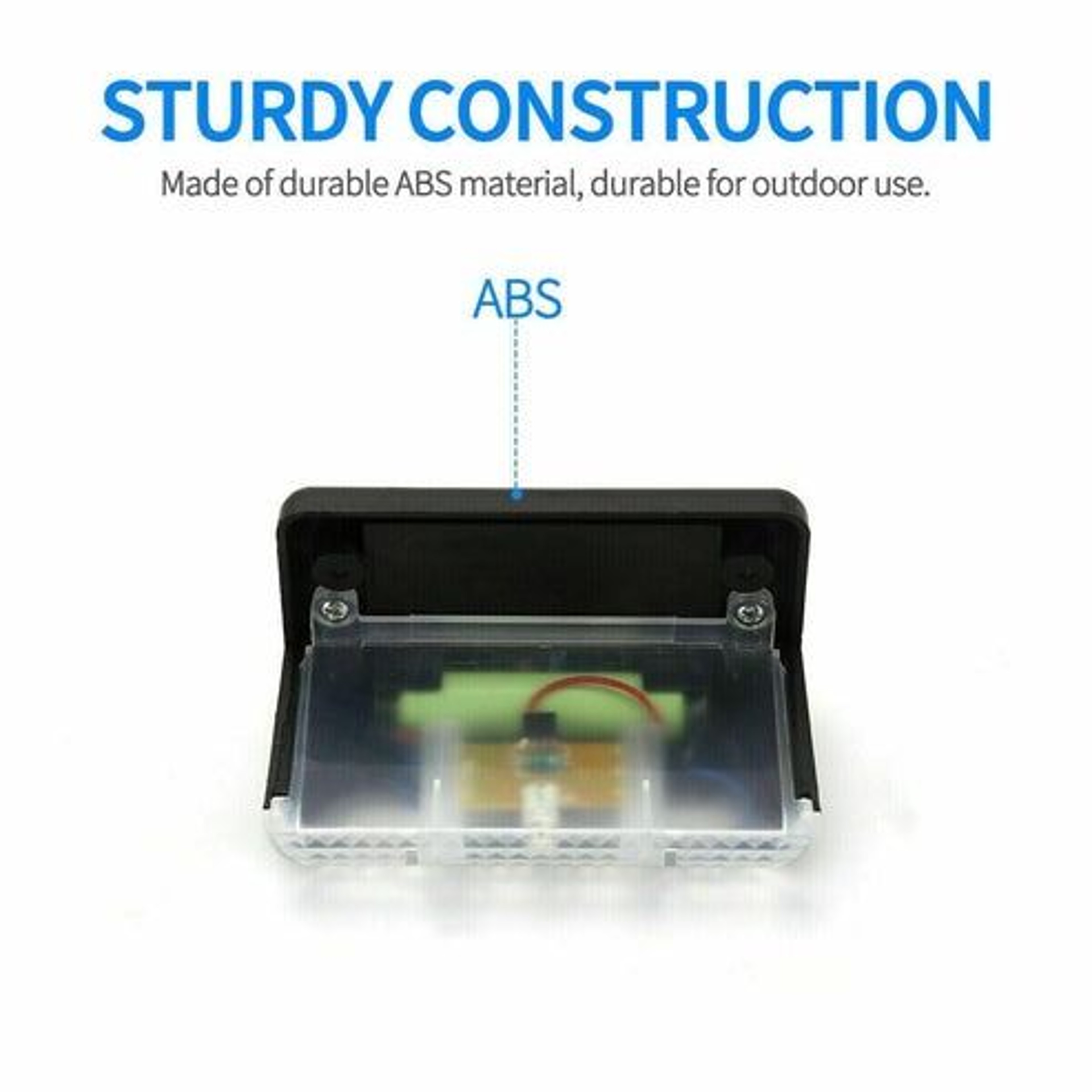 Outdoor LED Deck Lights Solar Waterproof Step Lamps For Stairs And Fence Warm White LED Easy Instal 3