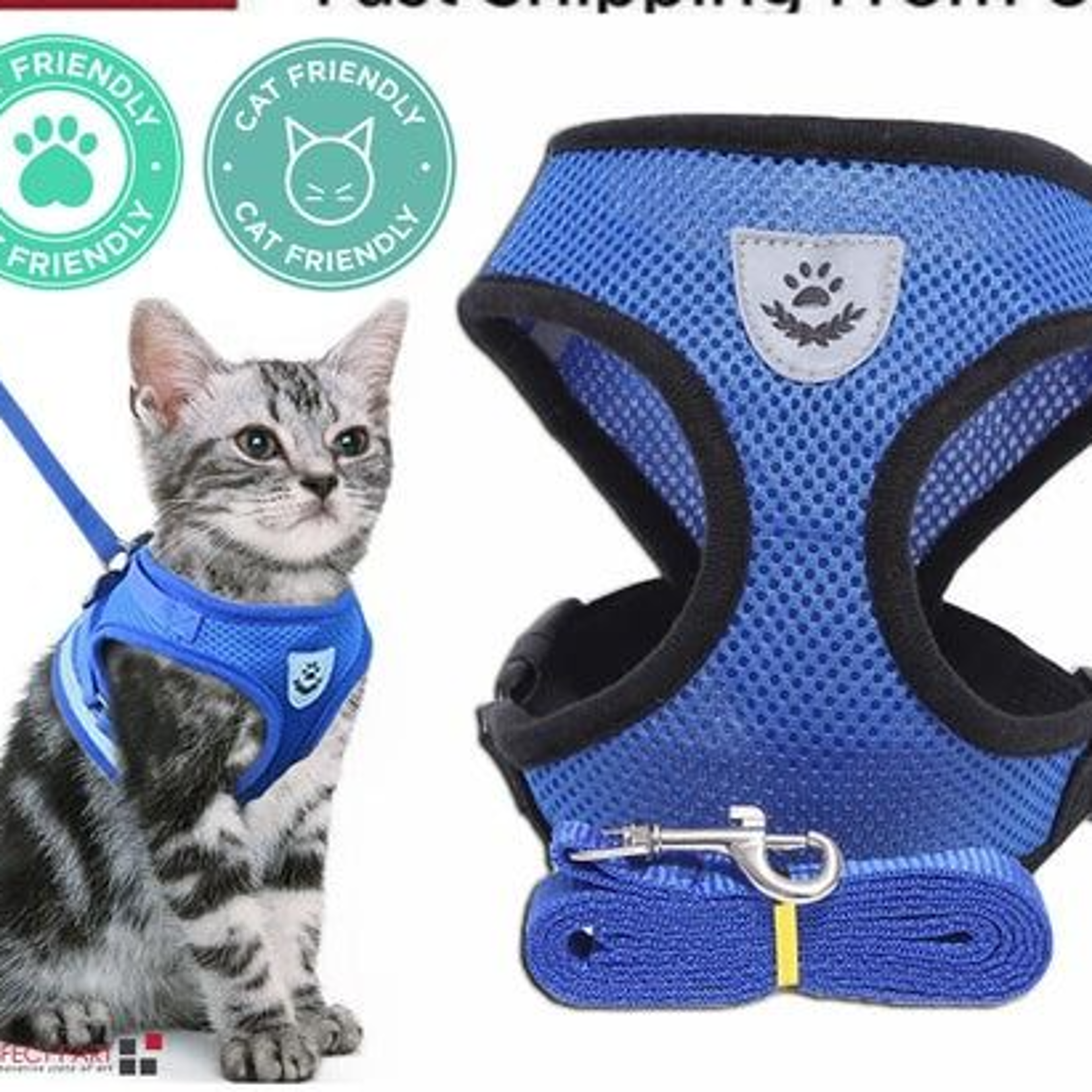catdogpetharnessadjustablecontrolvestdogsreflectives