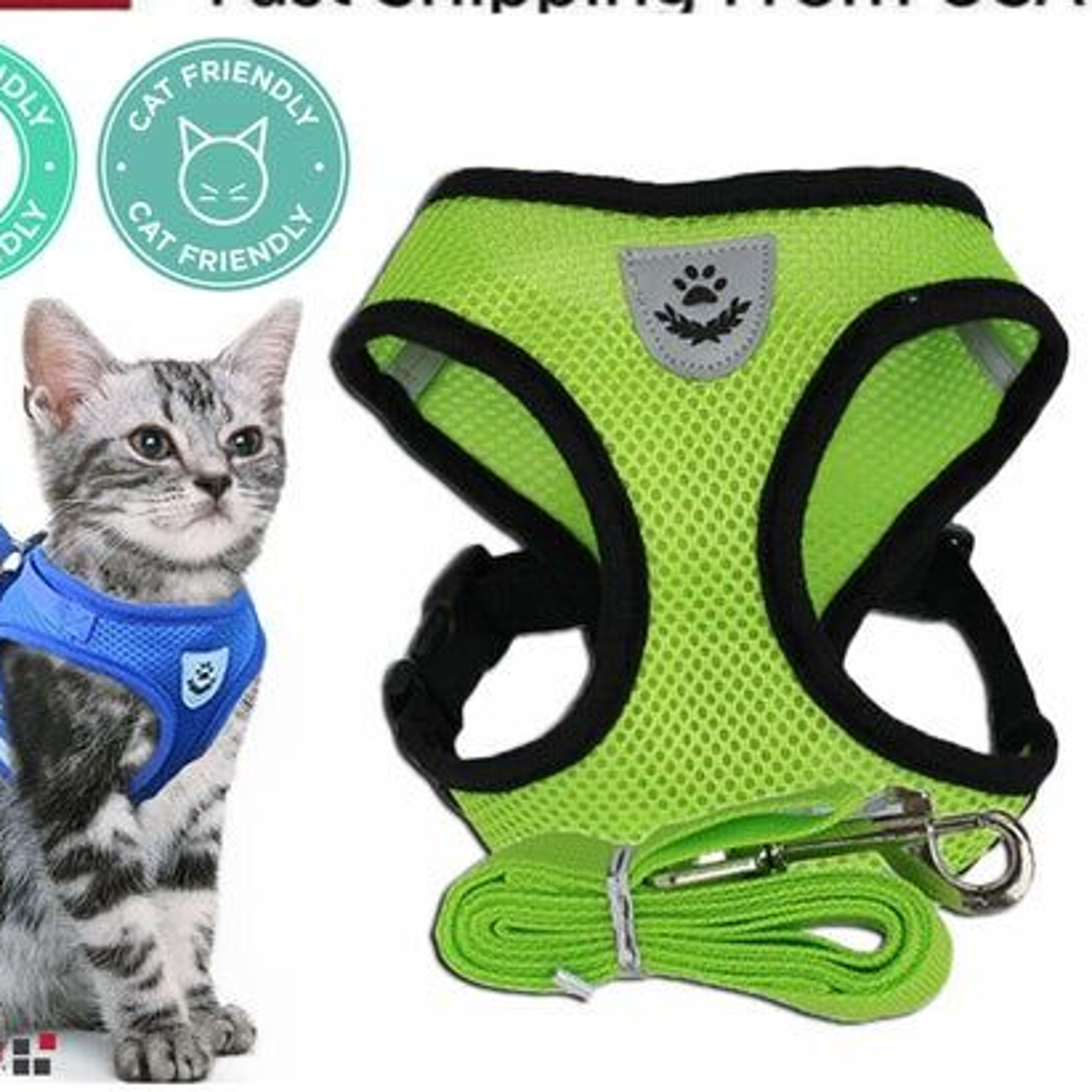 catdogpetharnessadjustablecontrolvestdogsreflectives