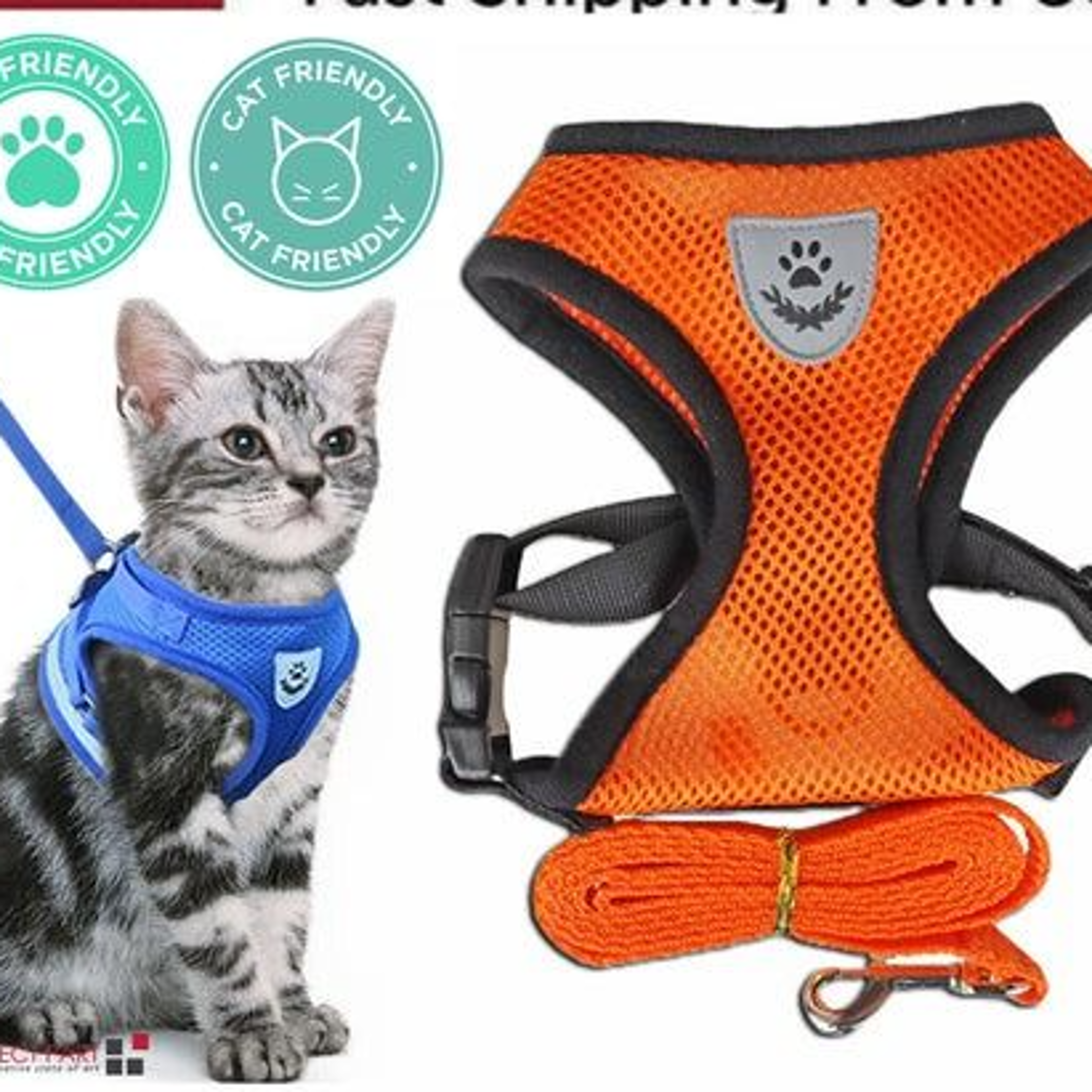 catdogpetharnessadjustablecontrolvestdogsreflectives