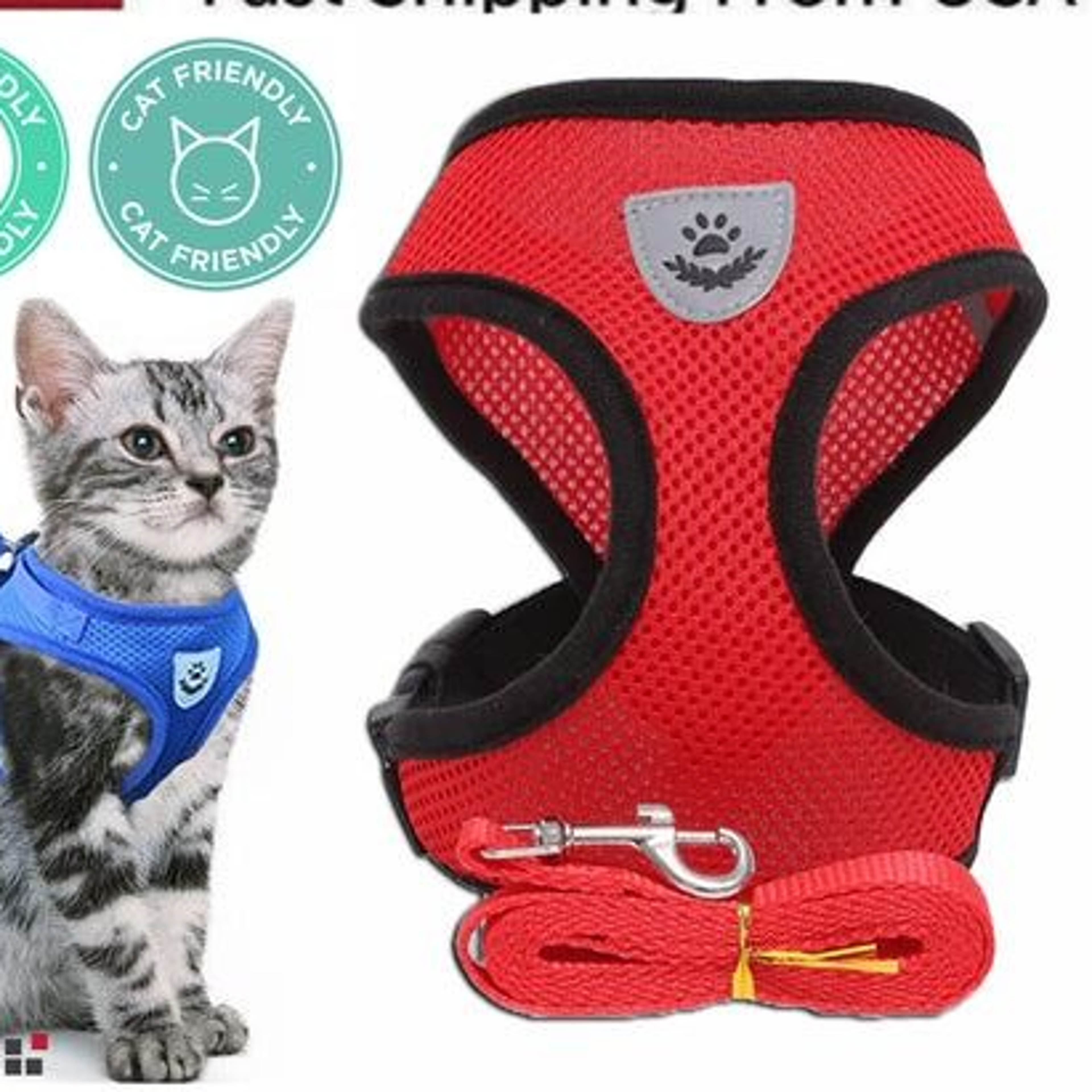 catdogpetharnessadjustablecontrolvestdogsreflectives