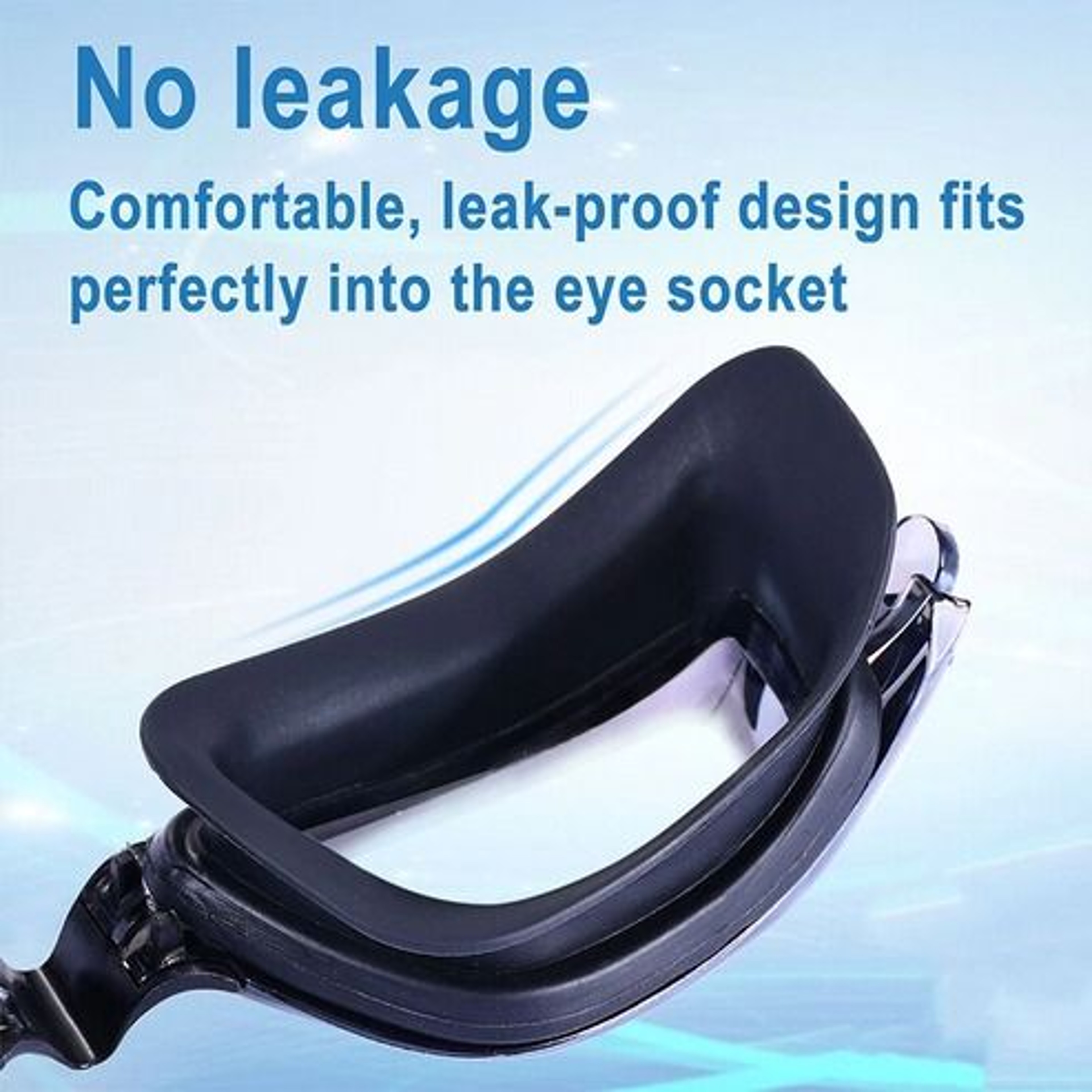 UV AntiFog Swim Goggles Clear Comfortable Glasses For Adults  Kids Mirrored Lenses Perfect For Swim 12