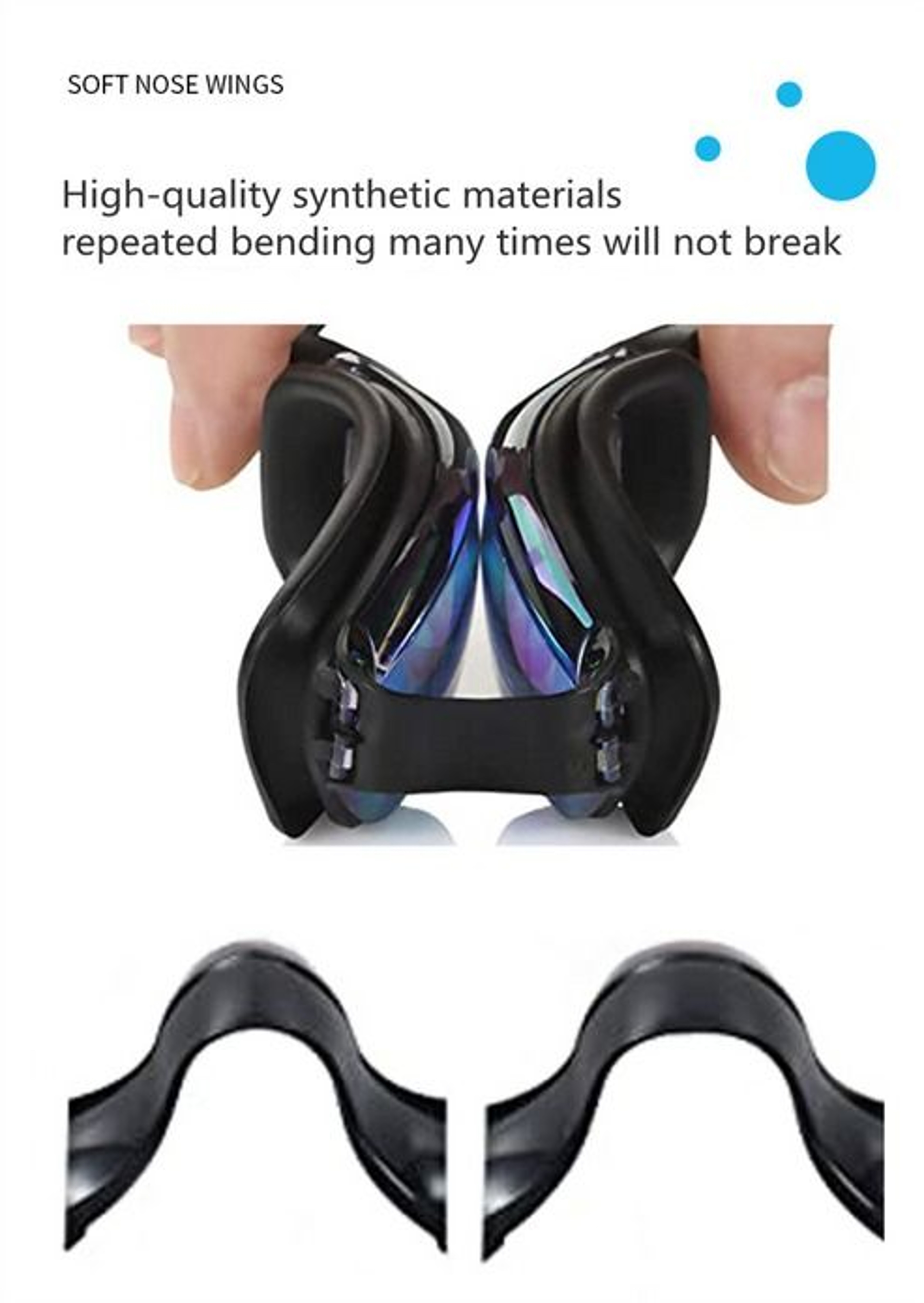UV AntiFog Swim Goggles Clear Comfortable Glasses For Adults  Kids Mirrored Lenses Perfect For Swim 13