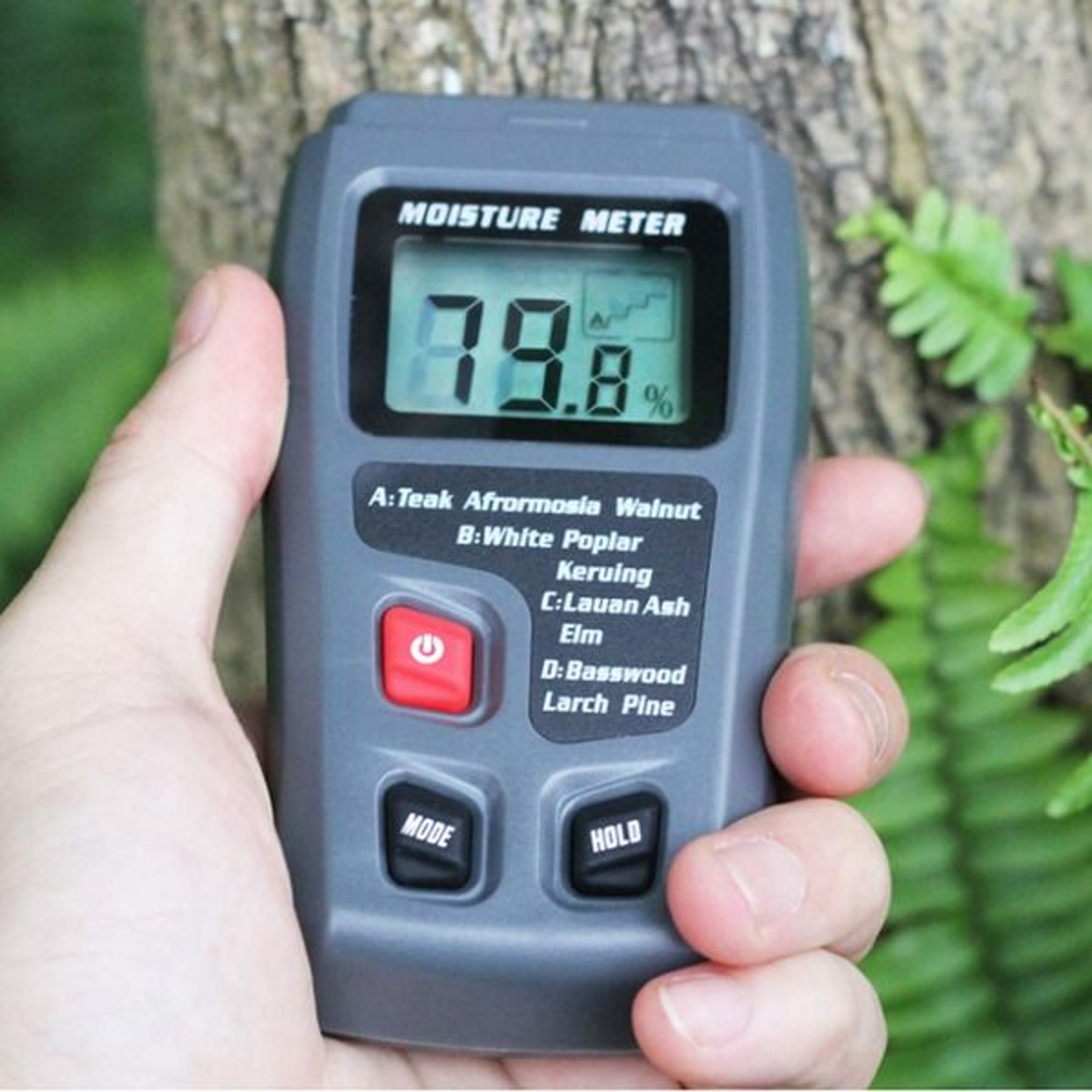 Wood Moisture Meter Detector  Digital LCD Tester For Firewood Wood Paper Cardboard Accurate Moistur 0
