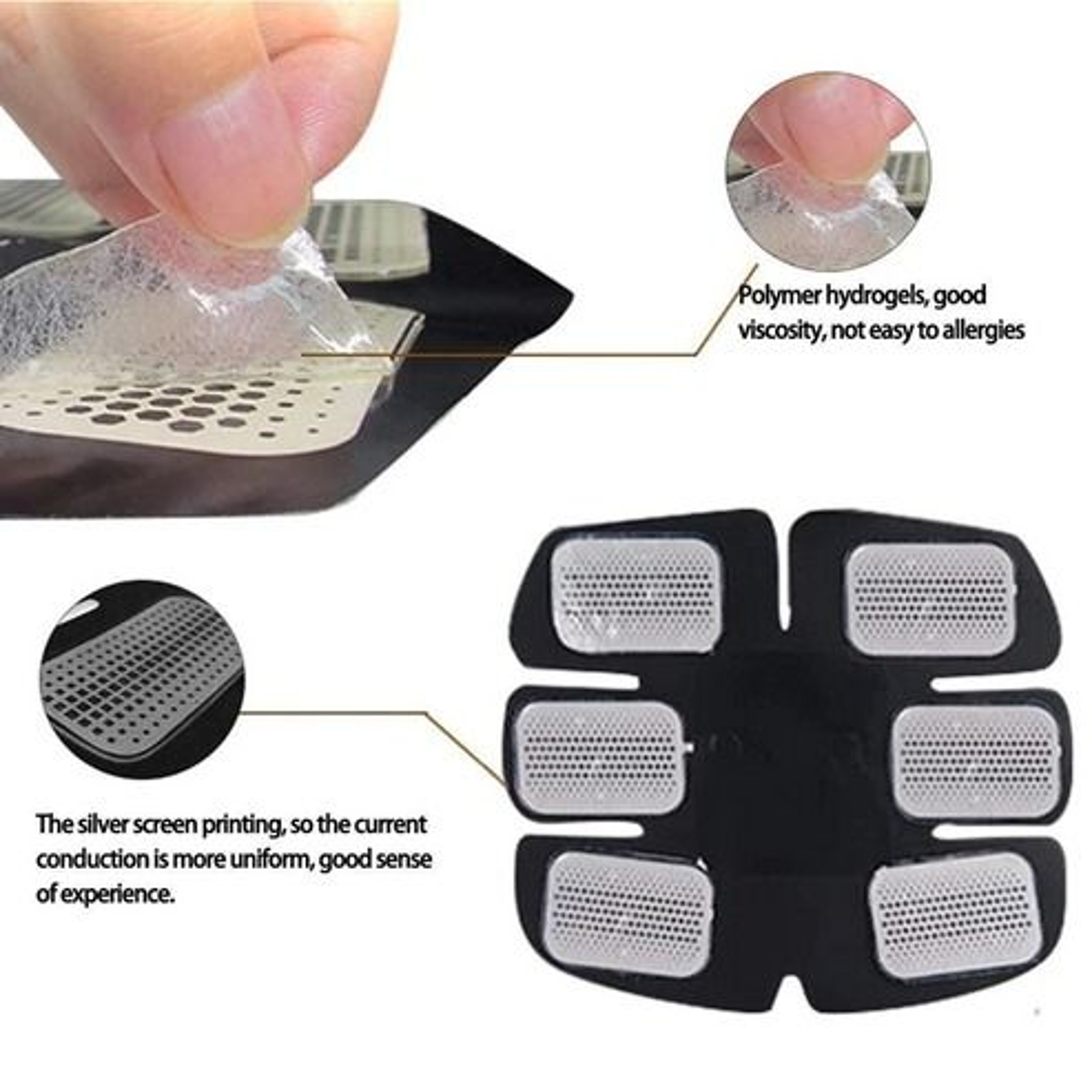 Ultimate ABS Stimulator EMS Muscle Trainer Fitness Gym Belt Toning Binder For Abdomen Arms 2