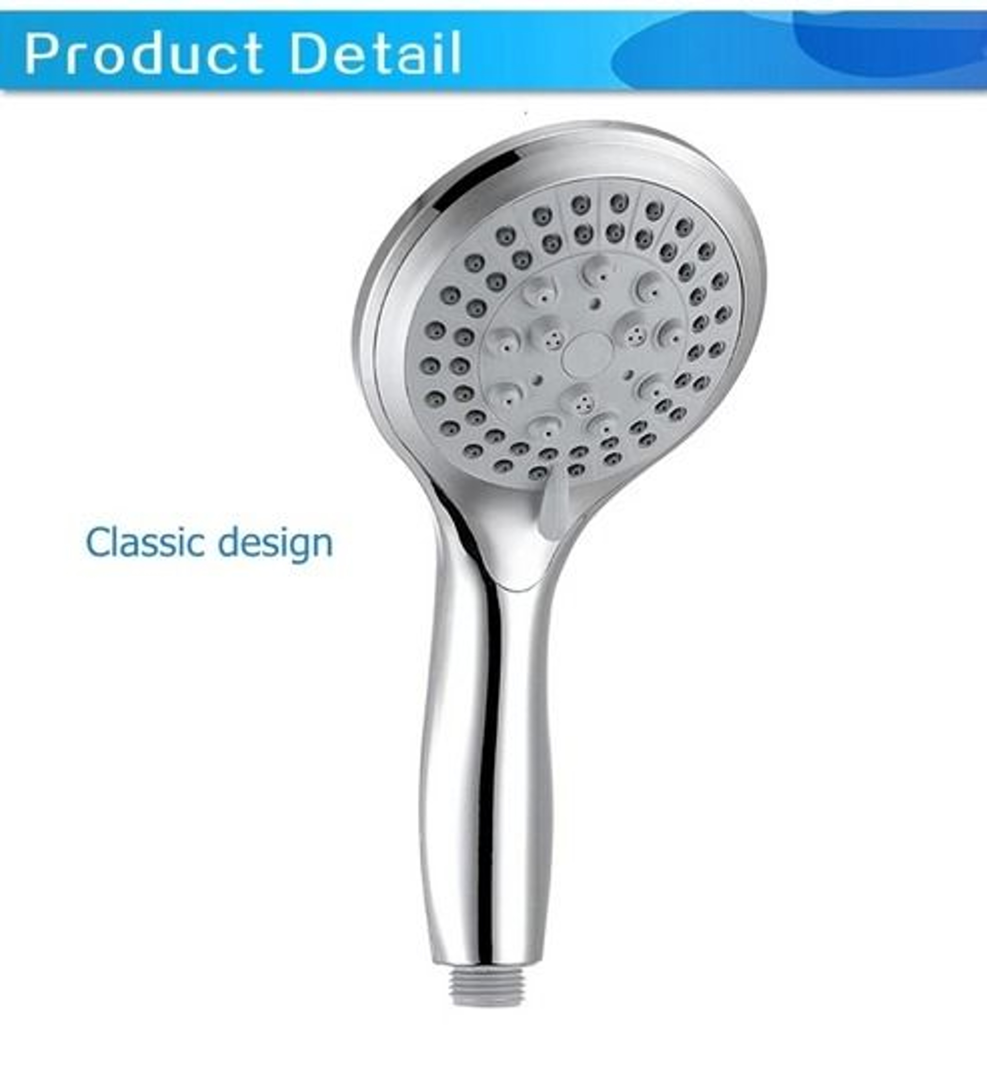 Handheld High Pressure Shower Head Hose SelfCleaning Chrome Finish Upgrade Your Shower Experience 8
