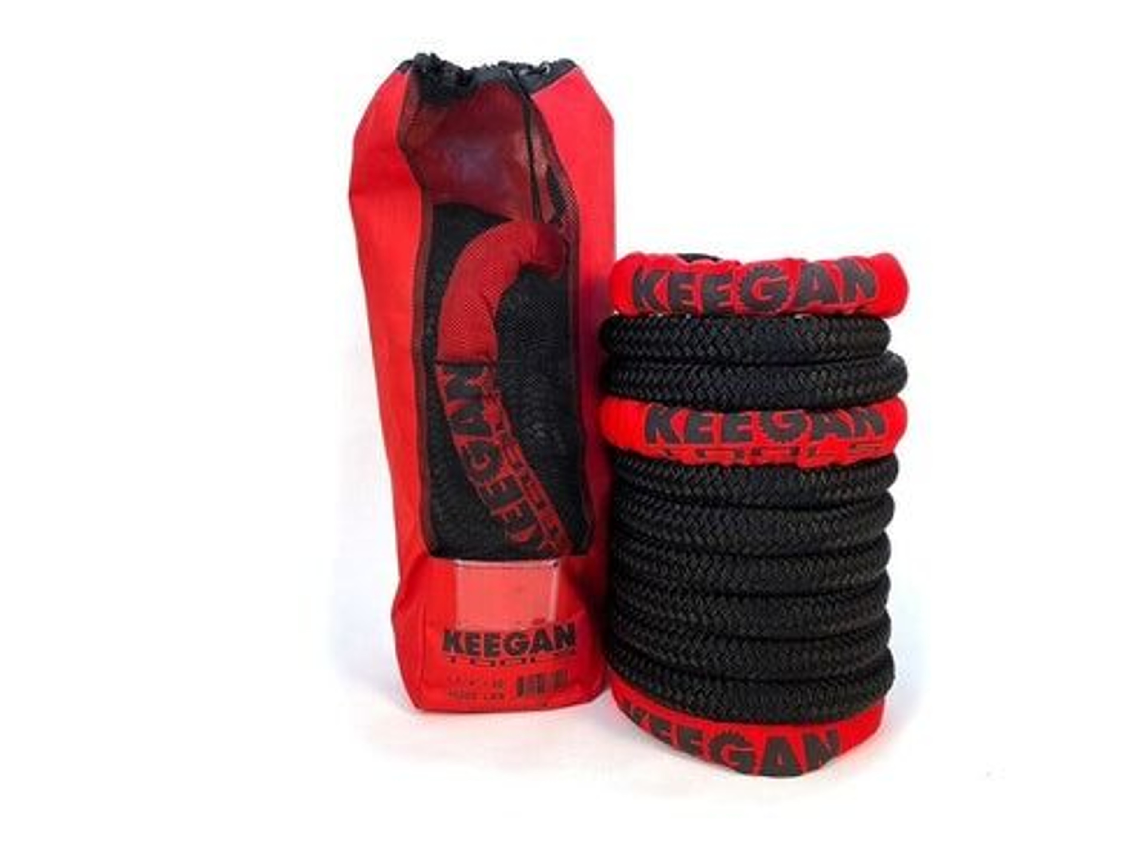  Kinetic Energy Recovery Rope Tow Rope Soft Shackles No Jerks Smooth Recovery 2